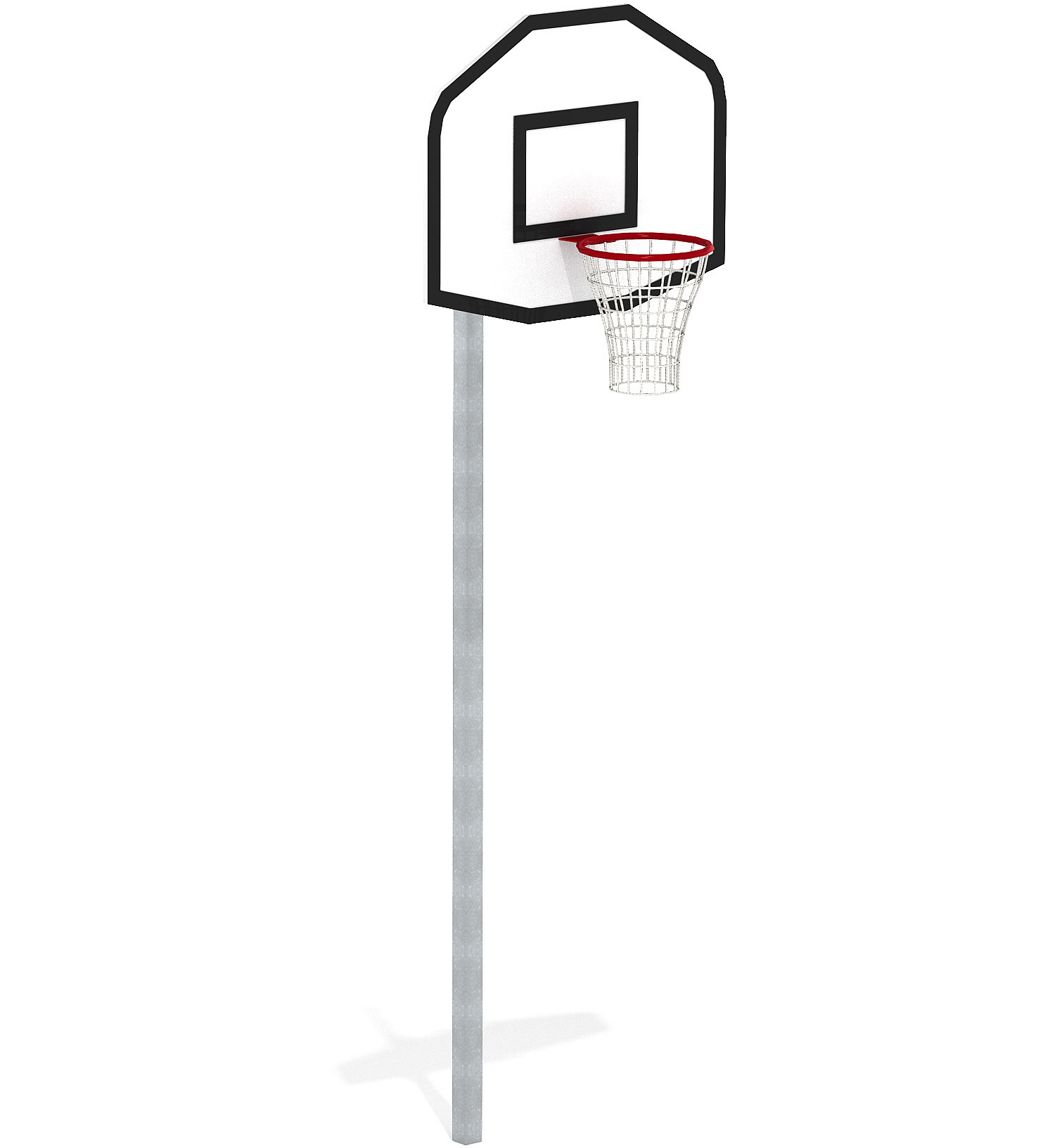 basketball net with stand clipart