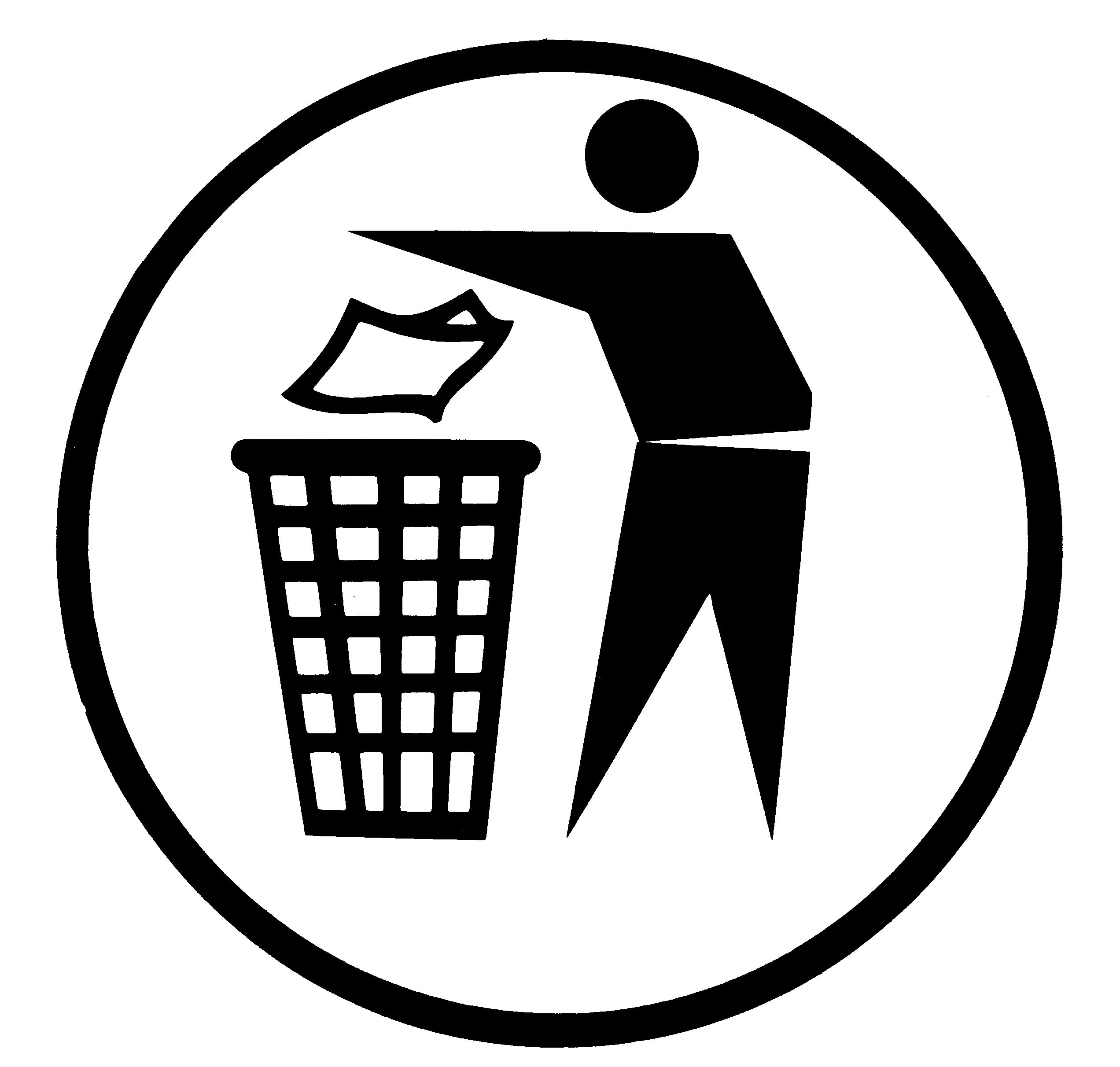 Sticker For Litter Bin