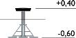 Platform trechter (0,40 cm hoog)
