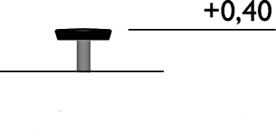 Tramoggia a piattaforma (altezza 0,40 cm)