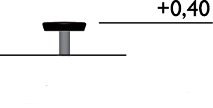 Platform trechter (0,40 cm hoog)