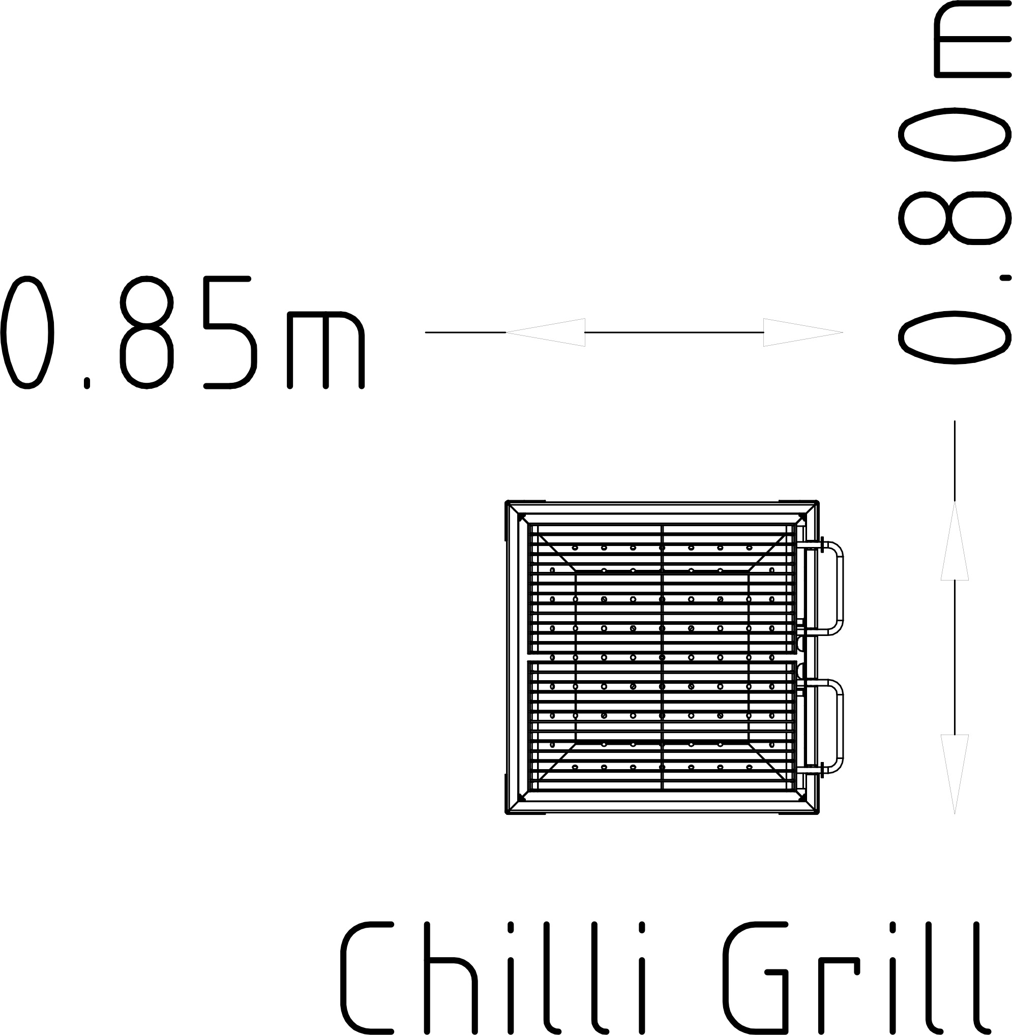 Barbeque grilli Chili