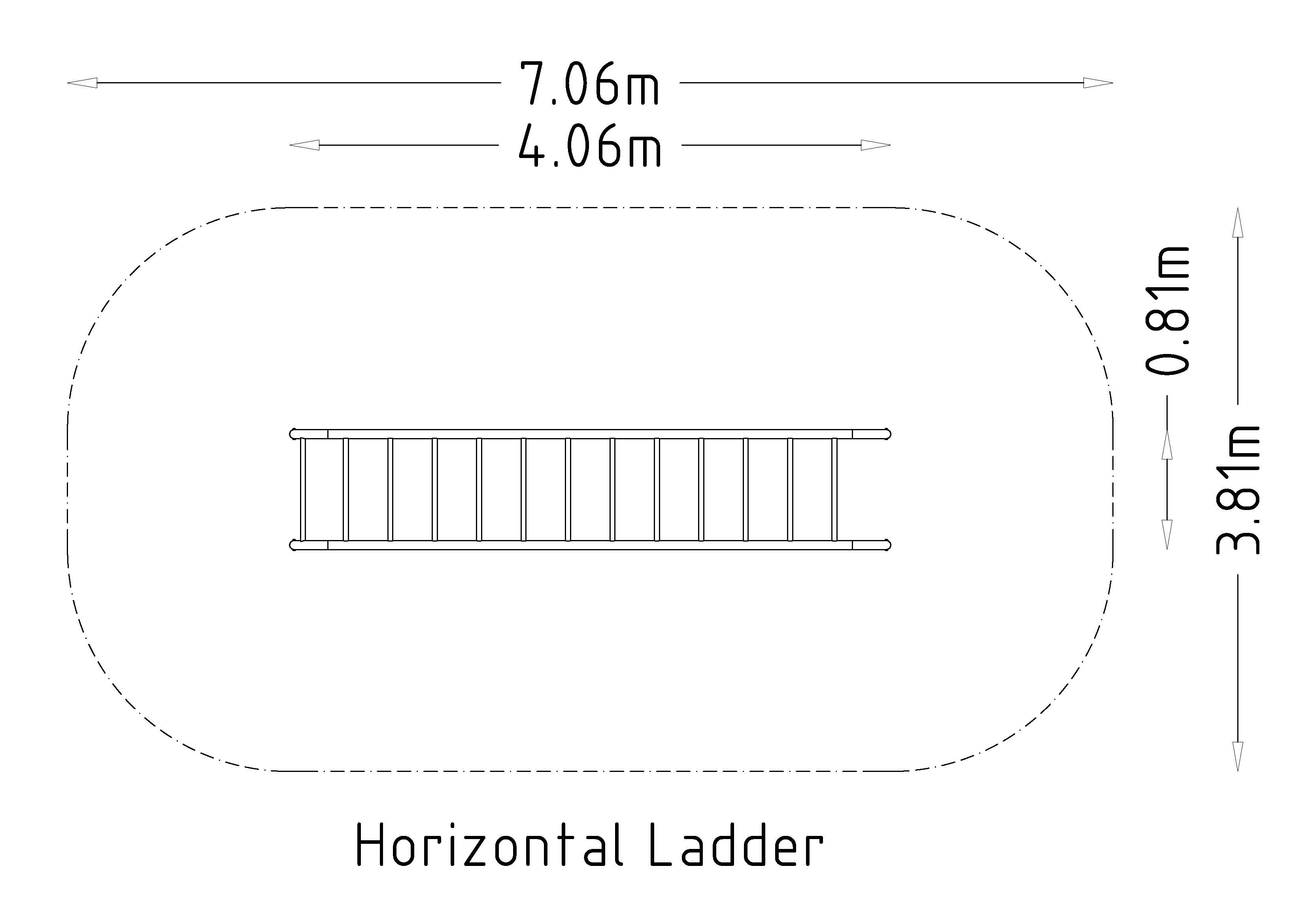 HAGS Horizontale ladder