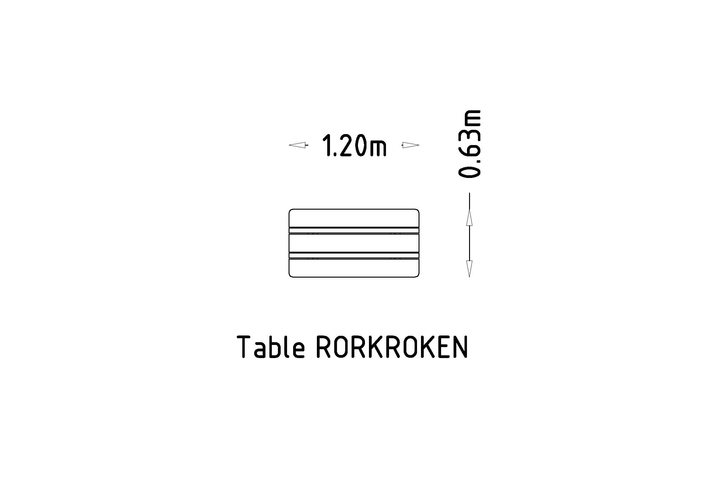 Table Rorkroken