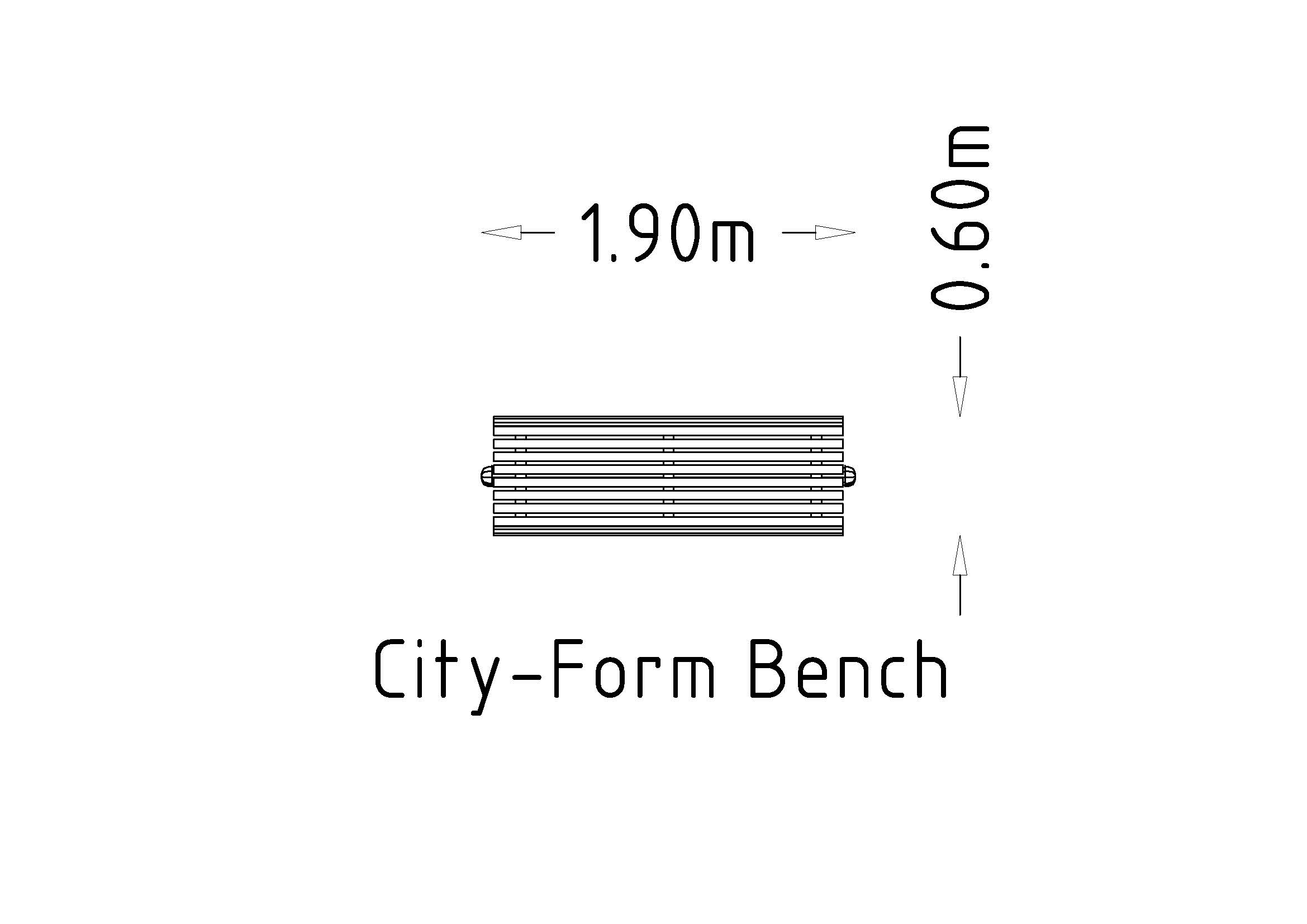 Modulo della città di Park Bench 