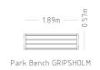Bench Gripsholm  