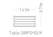 Table Gripsholm