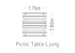 Picnic Table Ljung