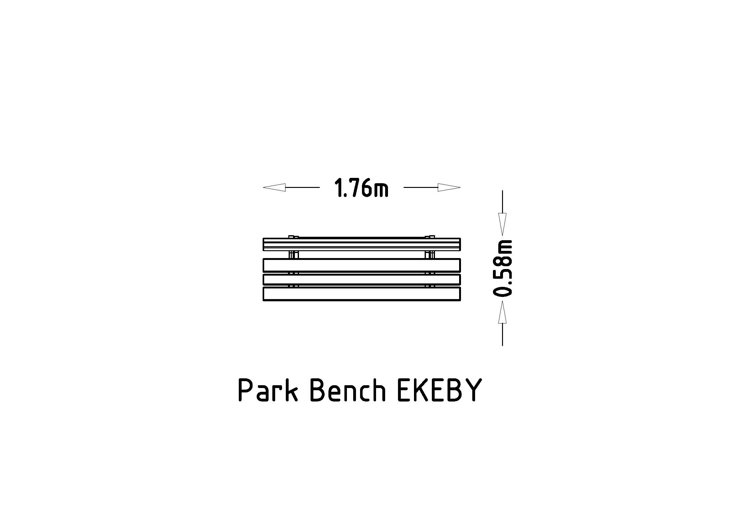 Park Bench Ekeby