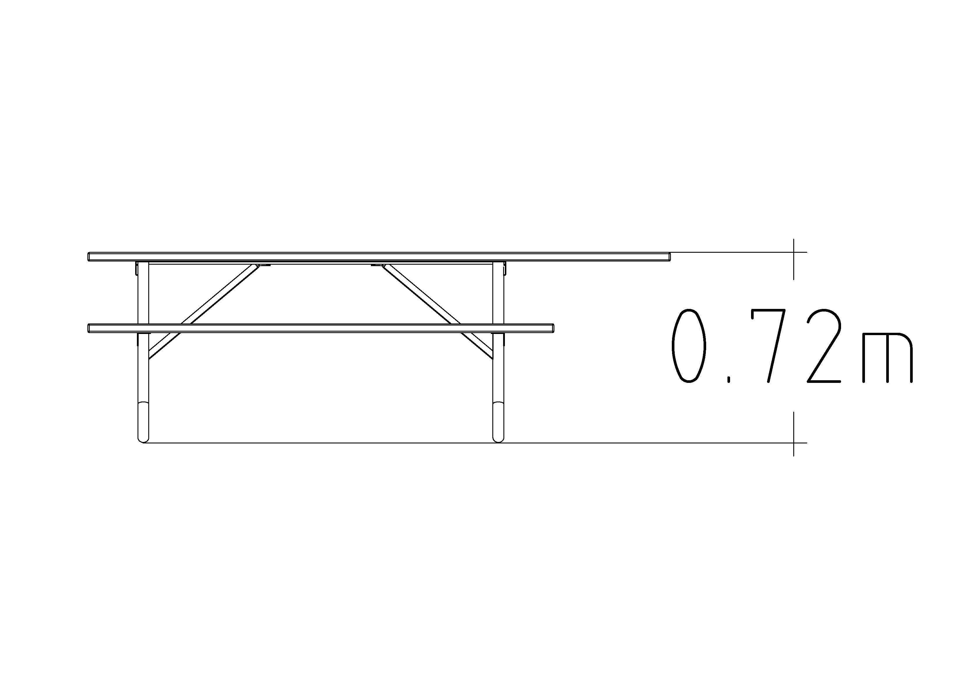 Table de pique-nique Olvon