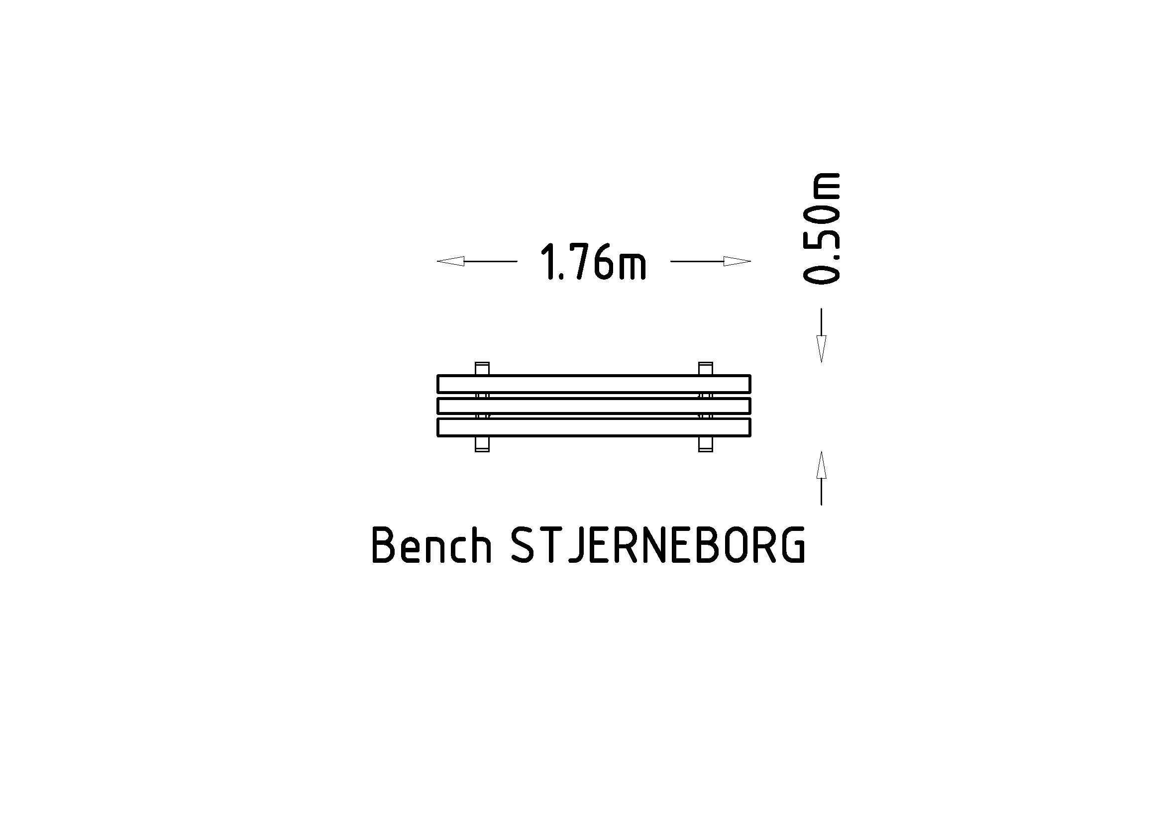 Bench Stjerneborg
