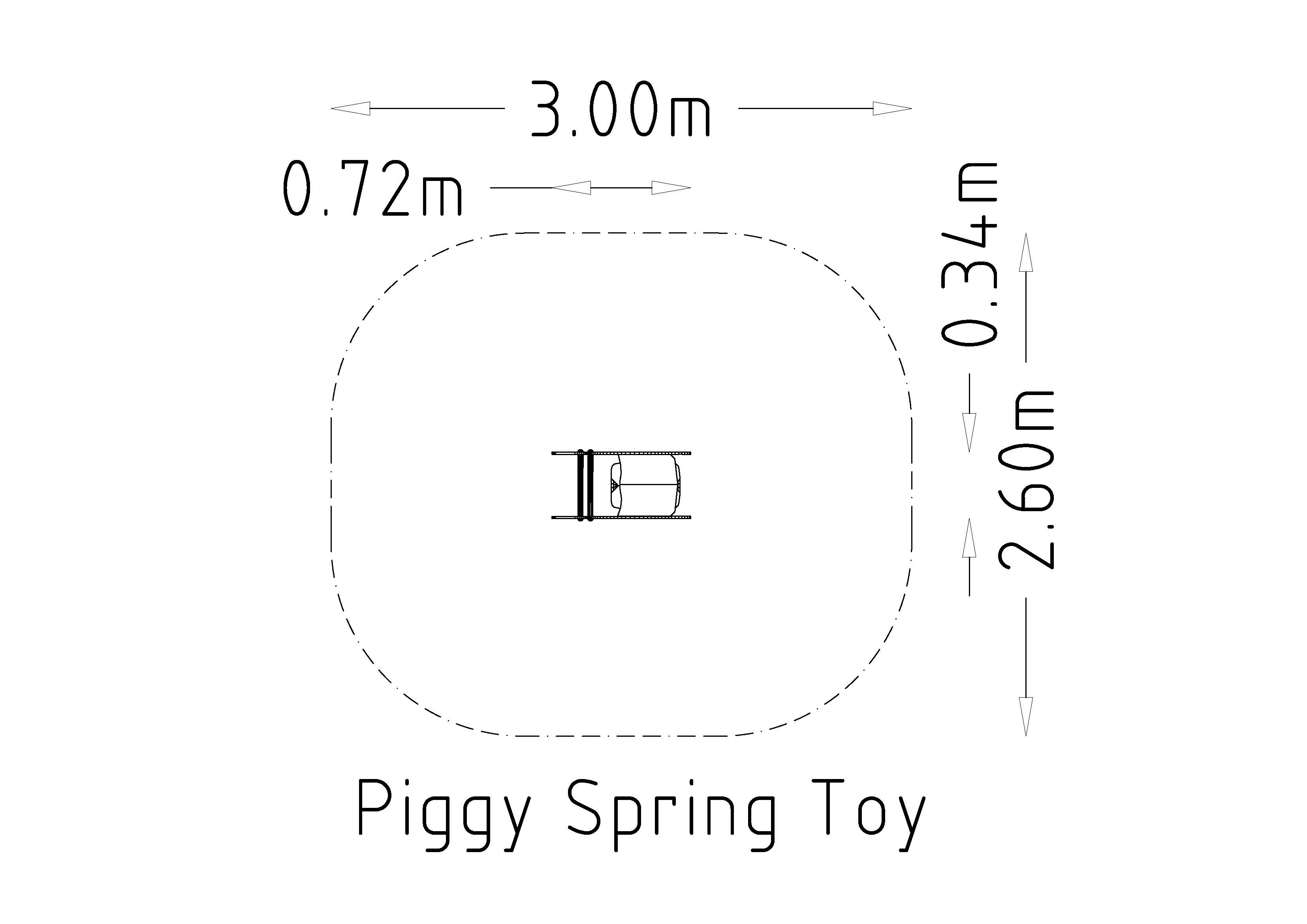 Spring Toy Piggy 