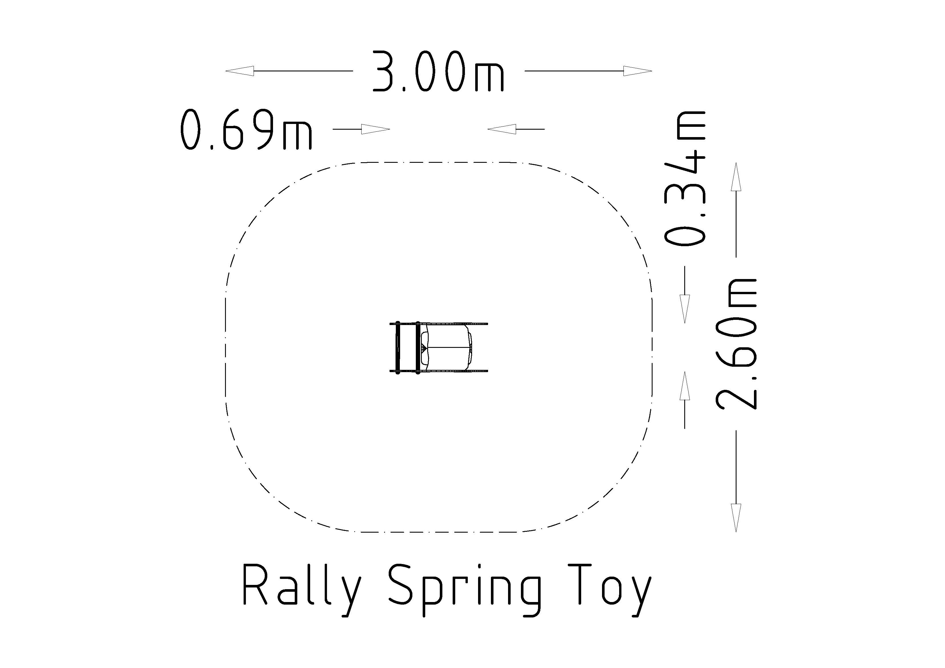 スプリング遊具 ラリー 