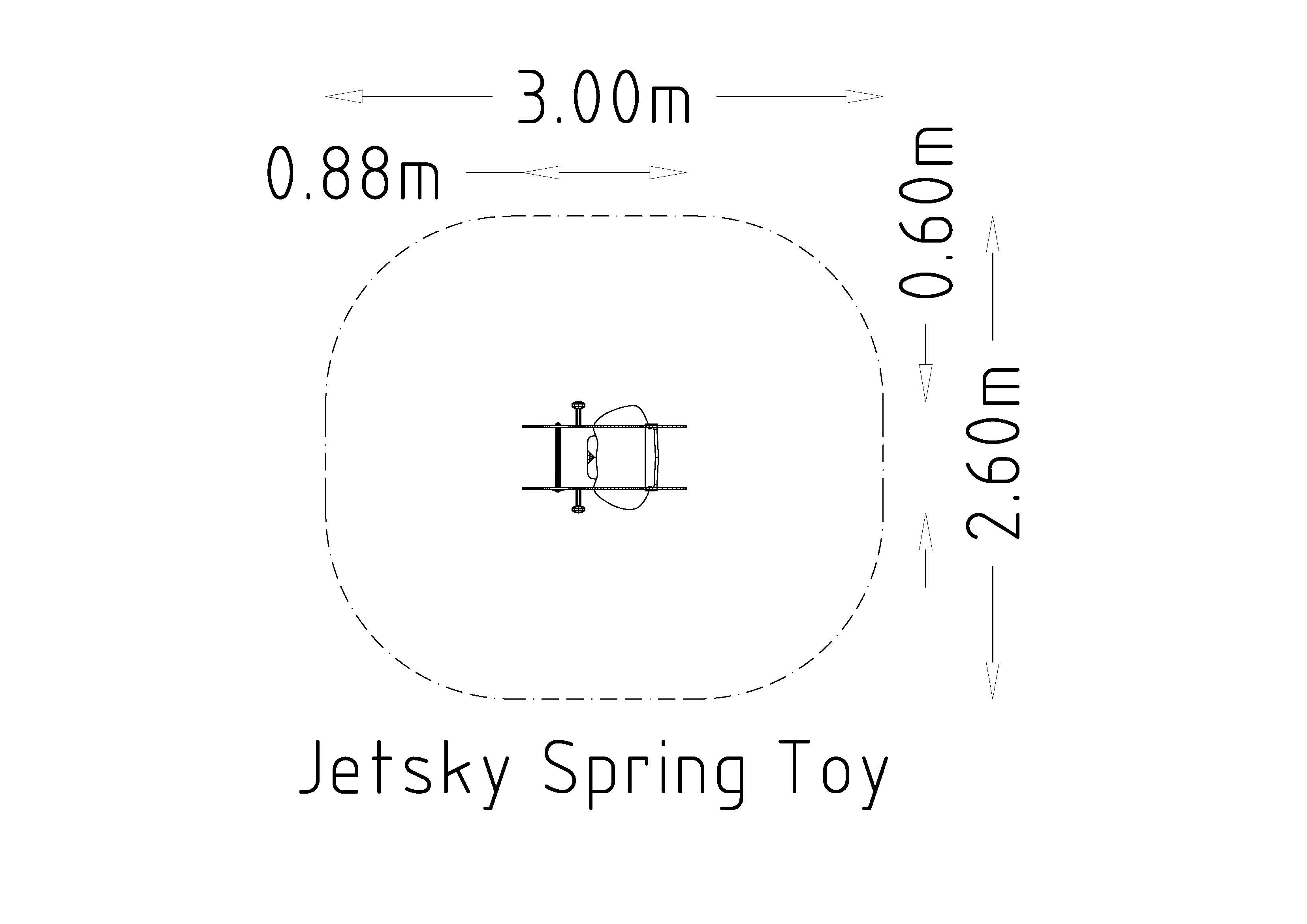 Giocattolo di primavera Jetsky
