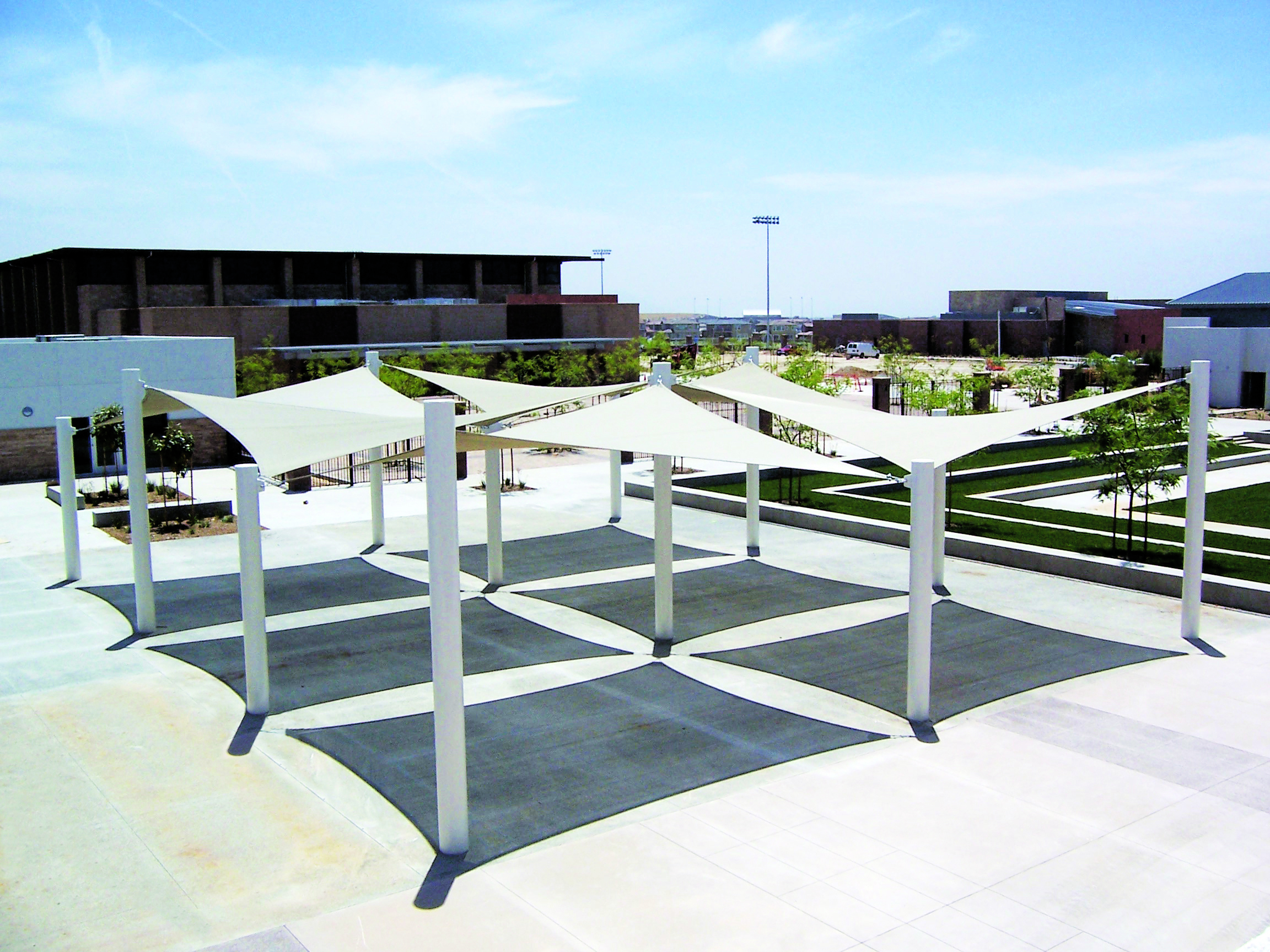 Shade Structure Tension Sail