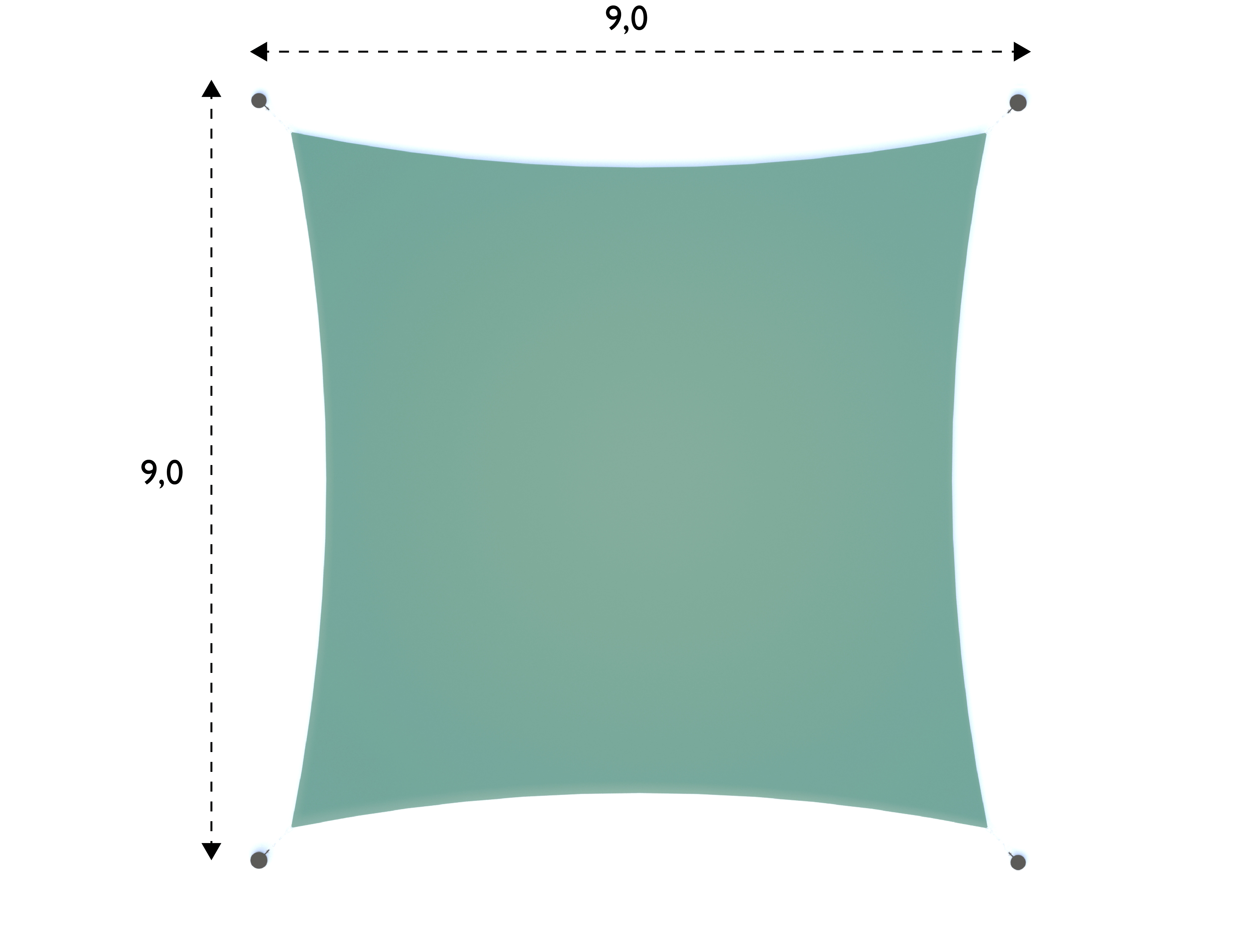 Shade Structure Tension Sail