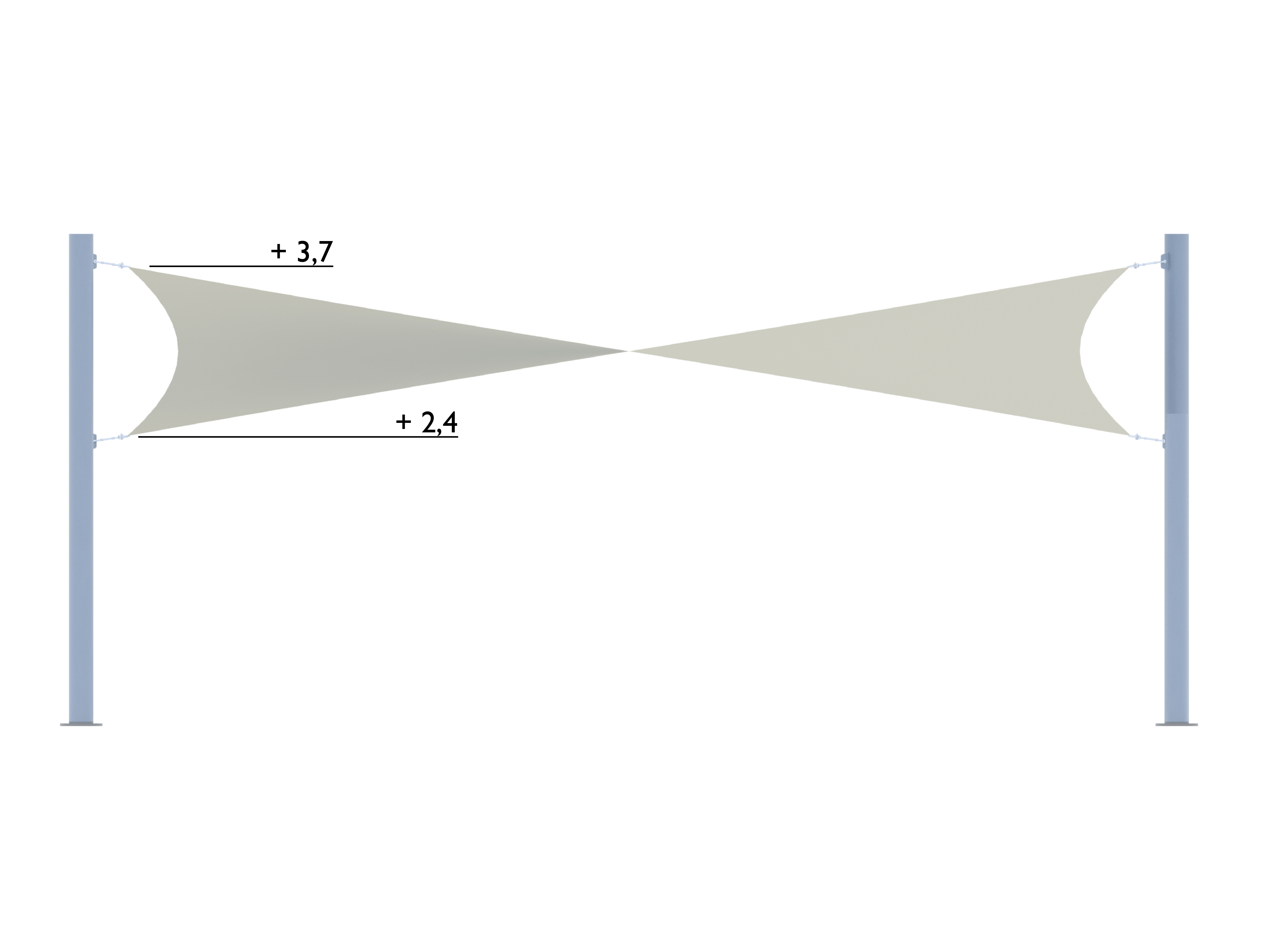 Shade Structure Tension Sail