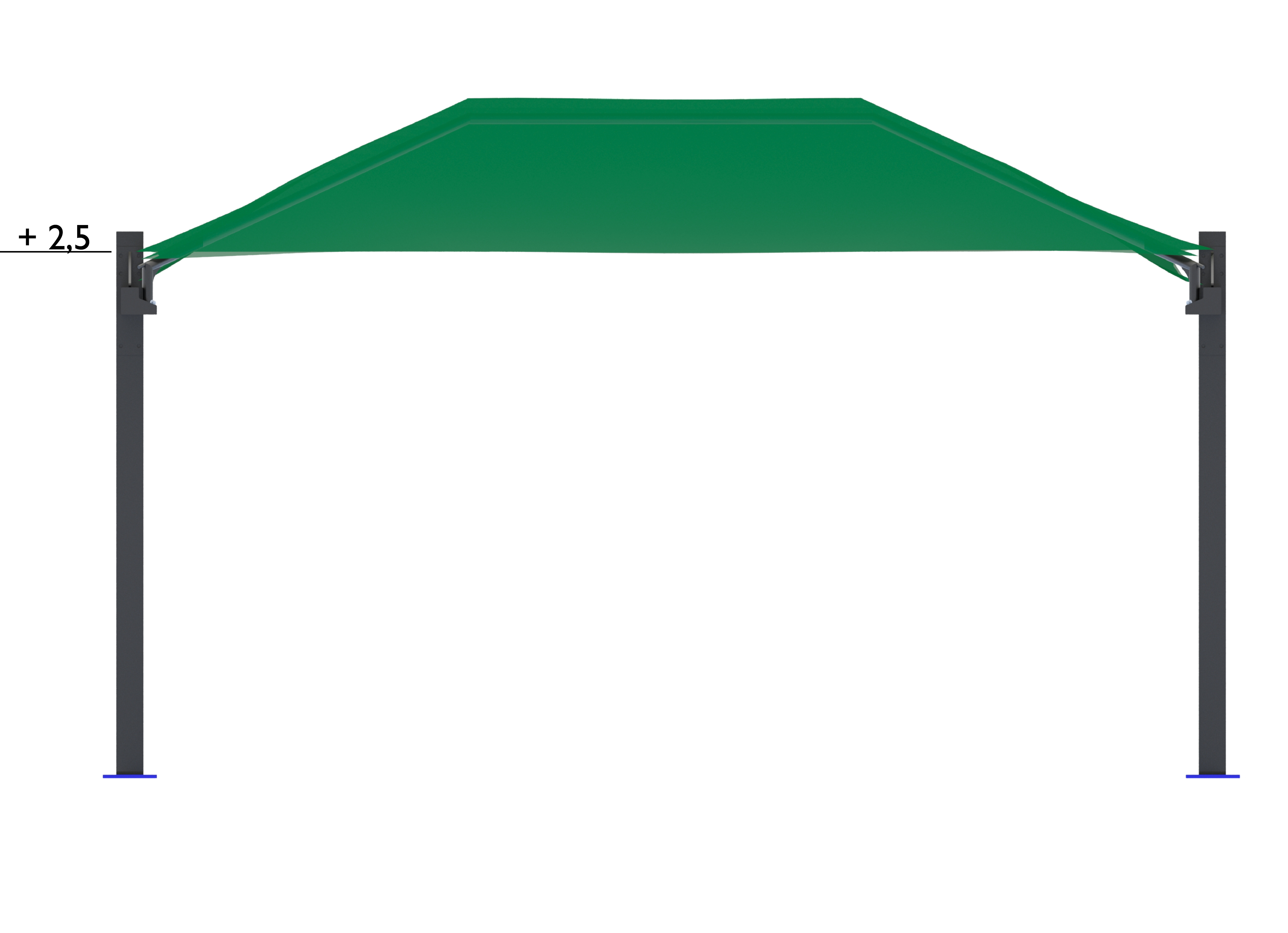 Shade Structure Full Cantilever