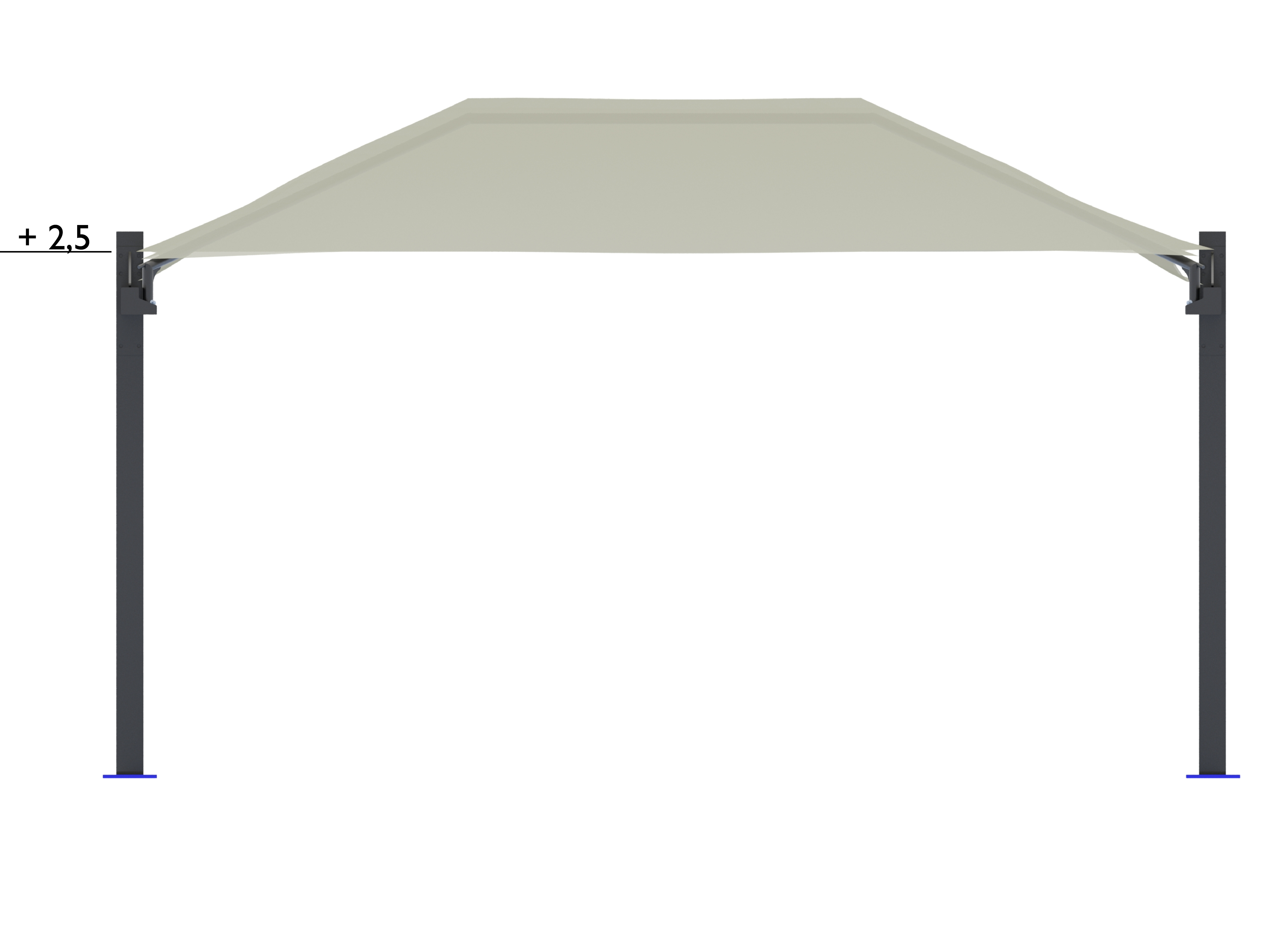 Shade Structure Full Cantilever