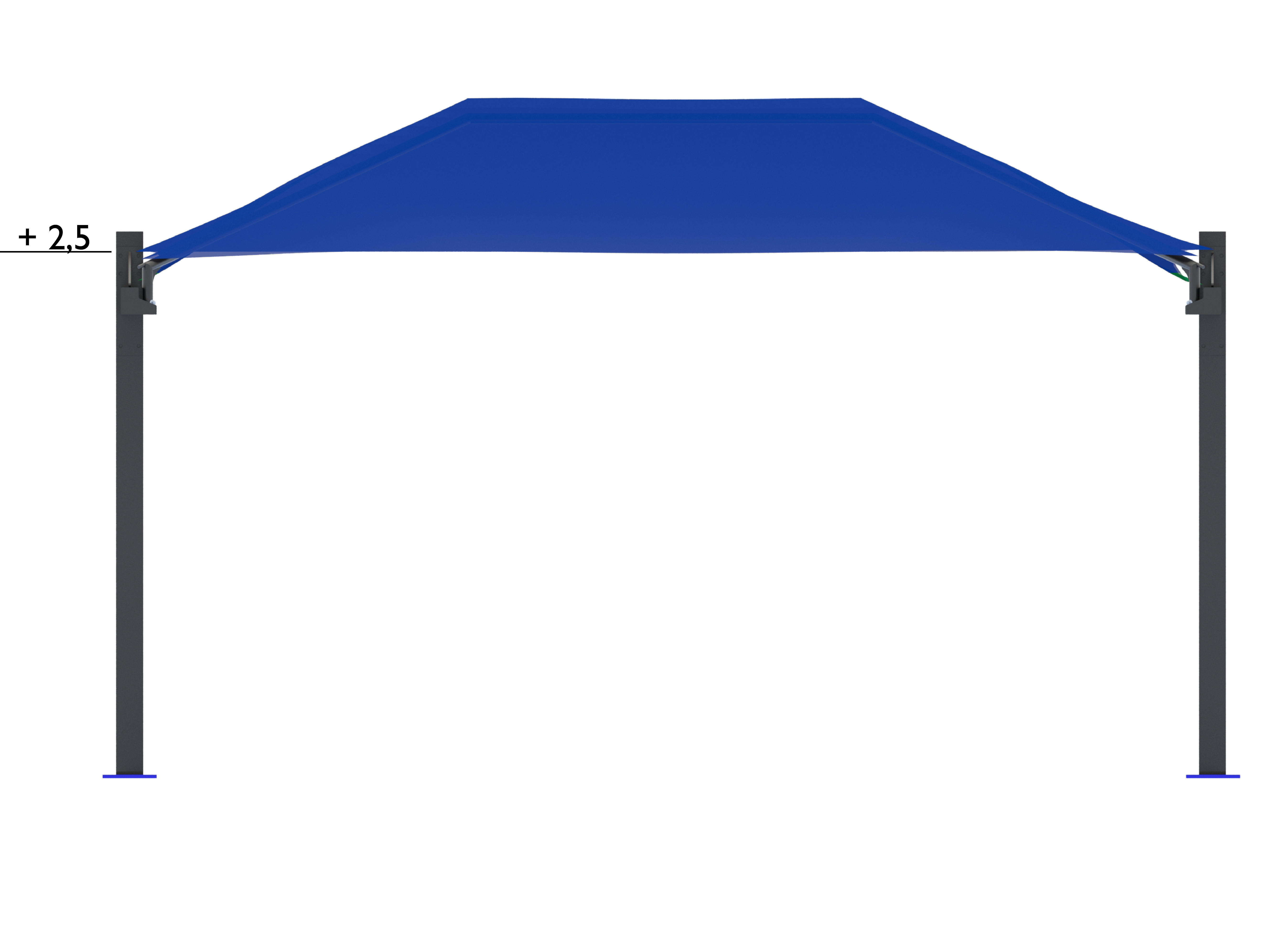 Shade Structure Full Cantilever