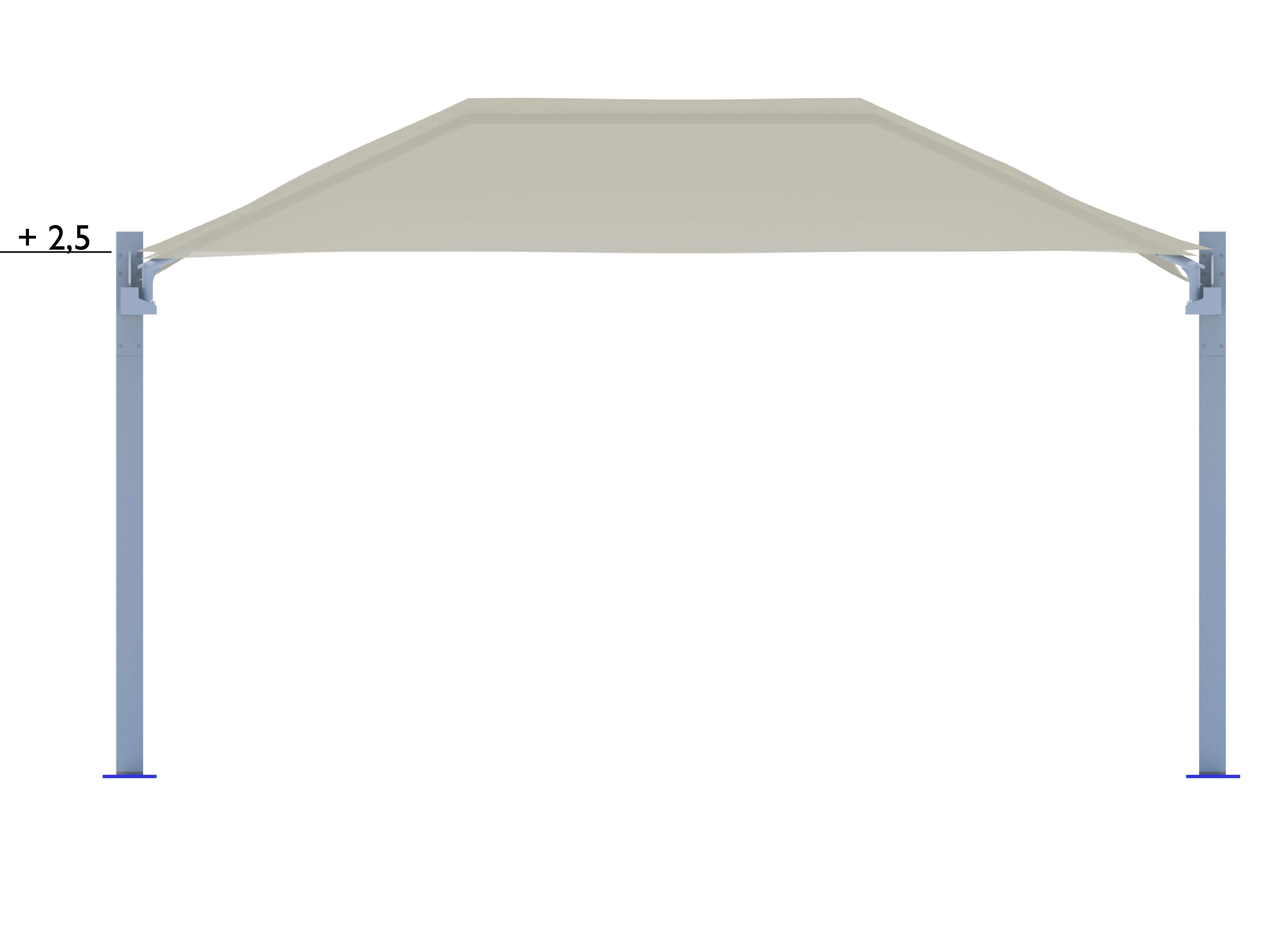Shade Structure Full Cantilever