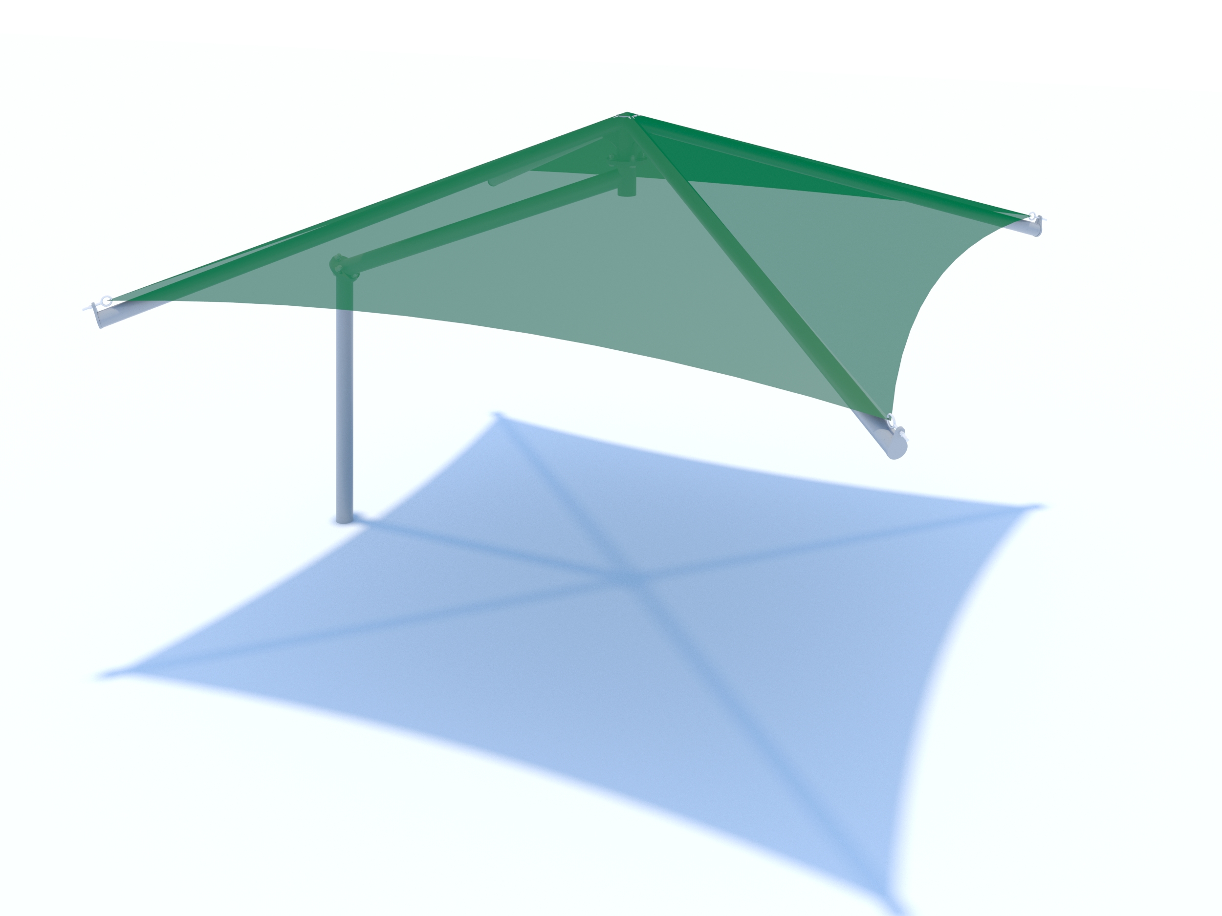Shade Structure Single Post Cantilever