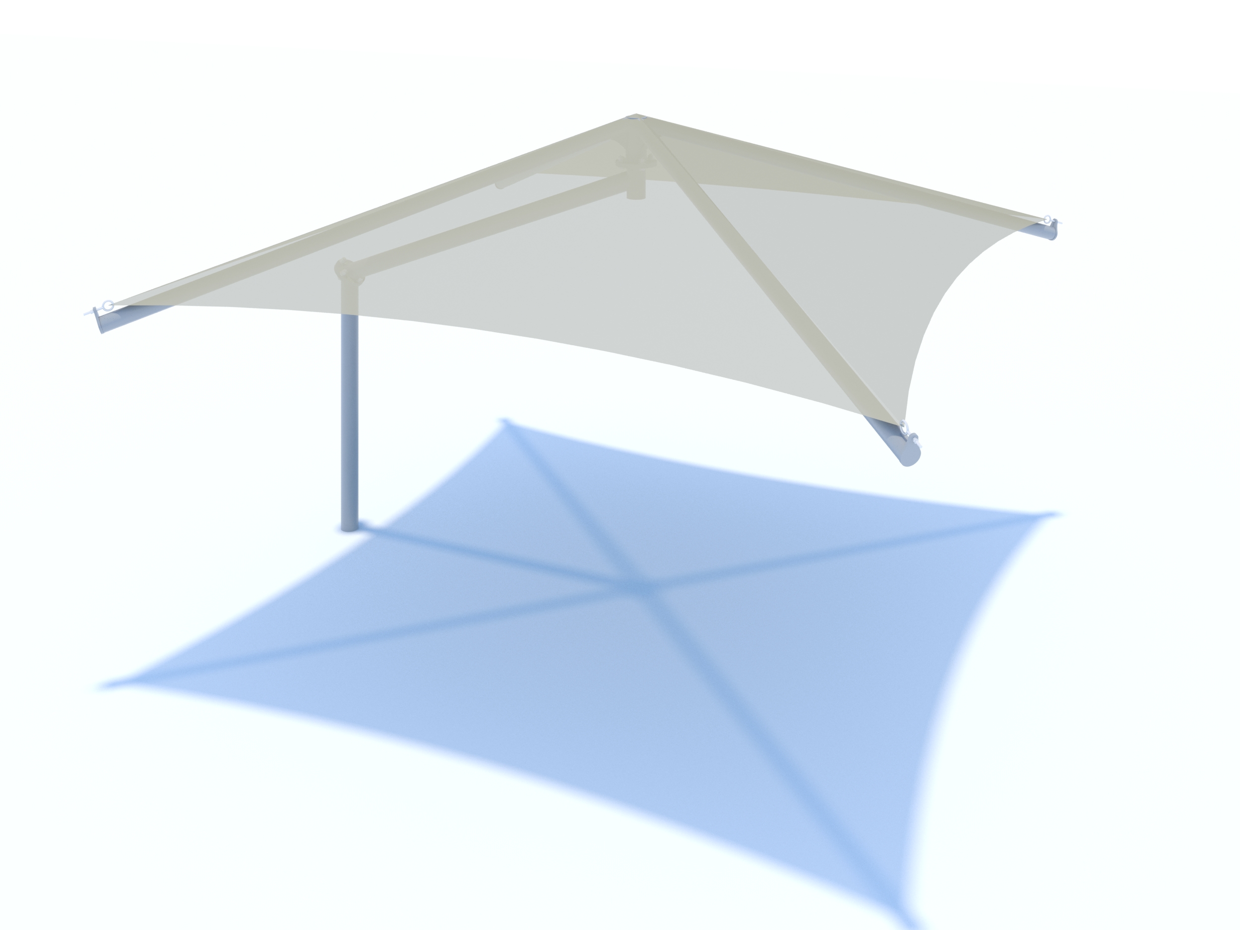 Shade Structure Single Post Cantilever