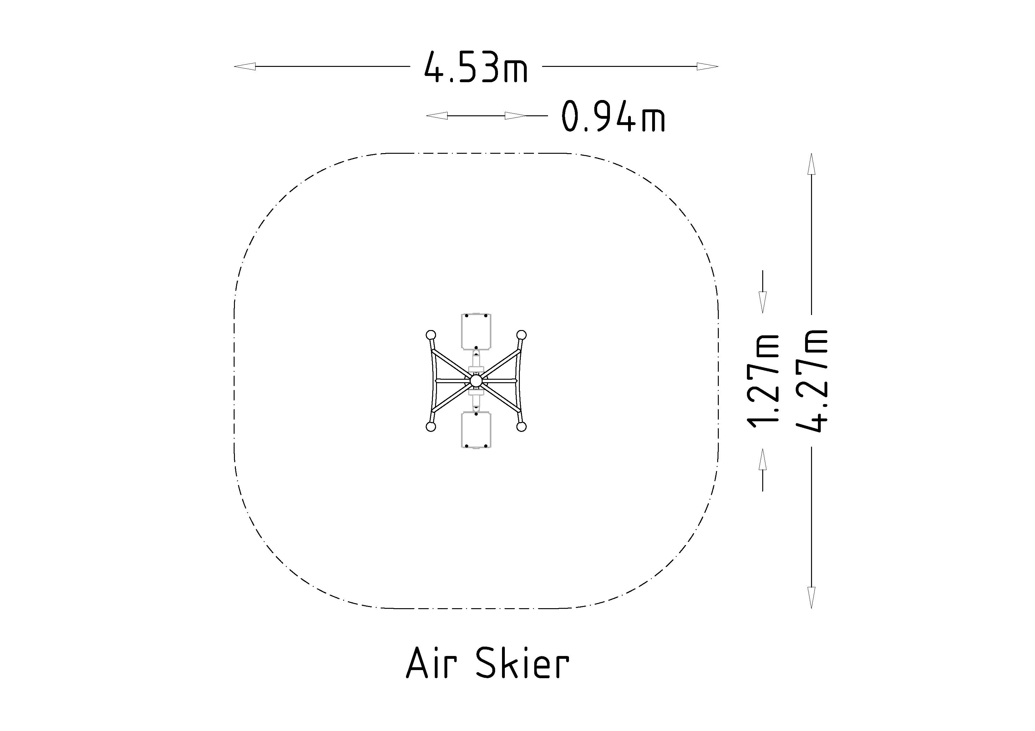 HAGS Skieur aérien