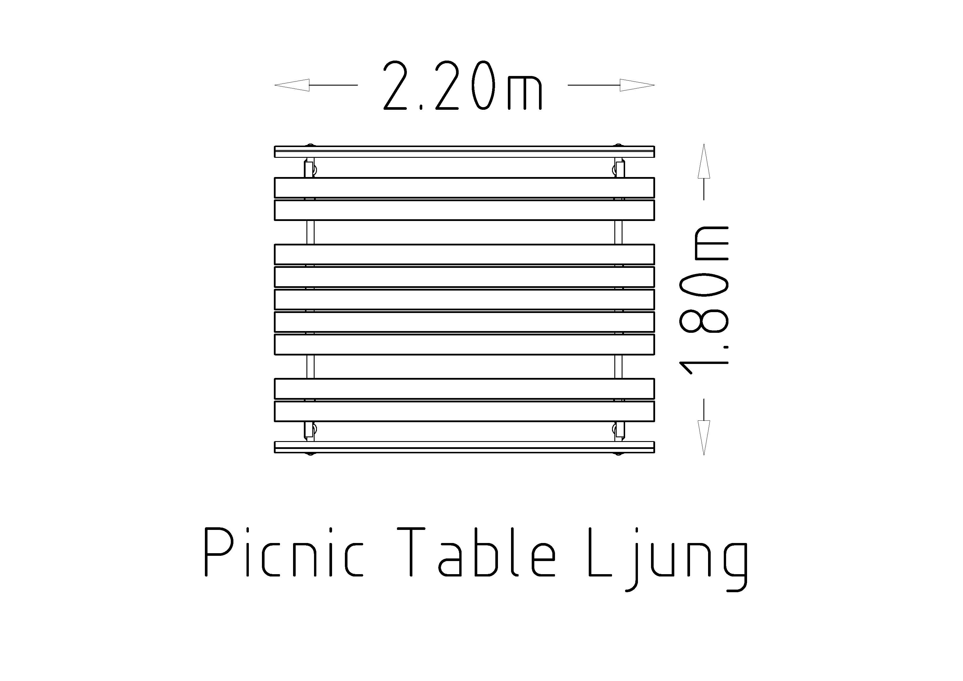 Picnic Table Ljung