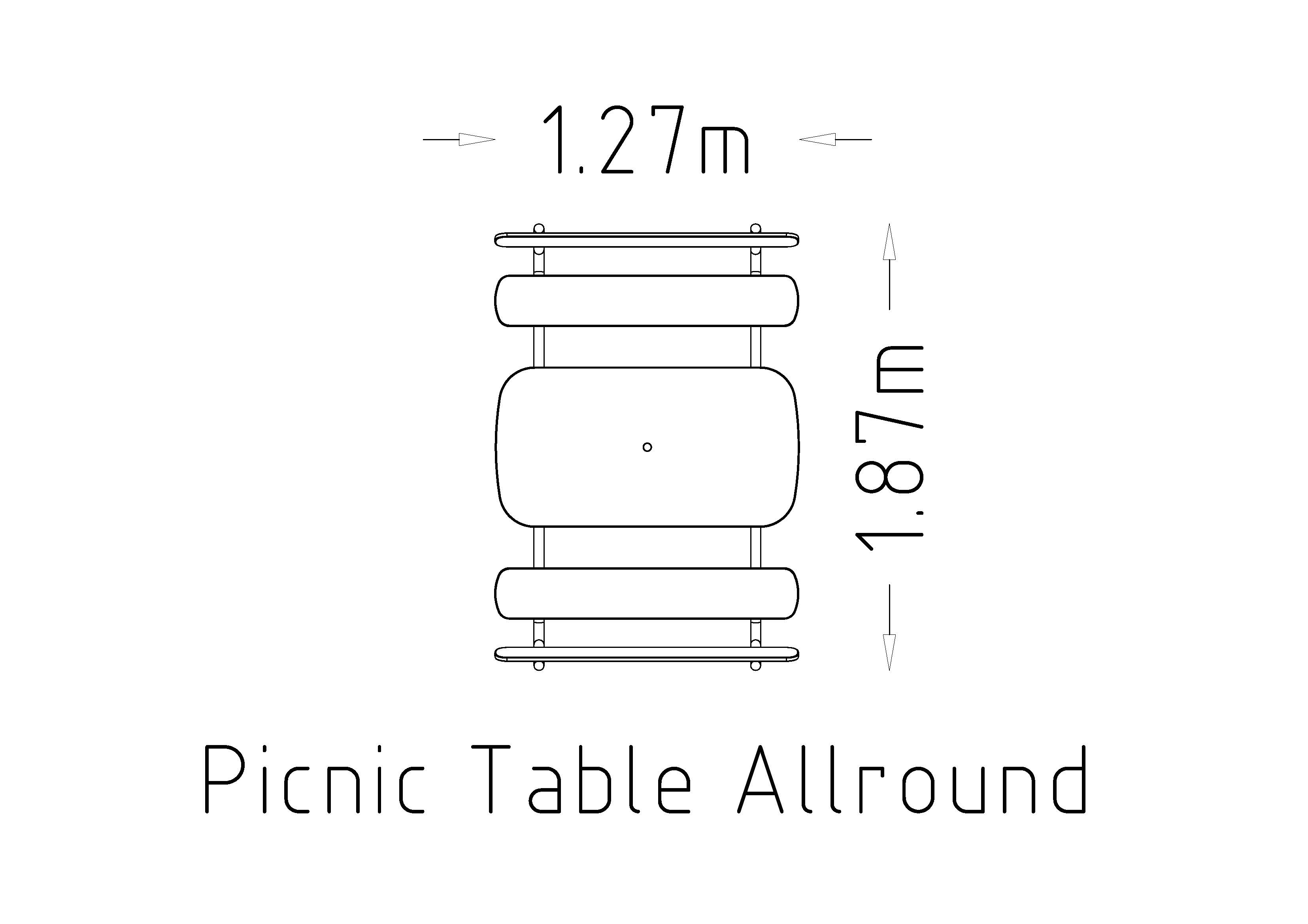Piknikbord Allround