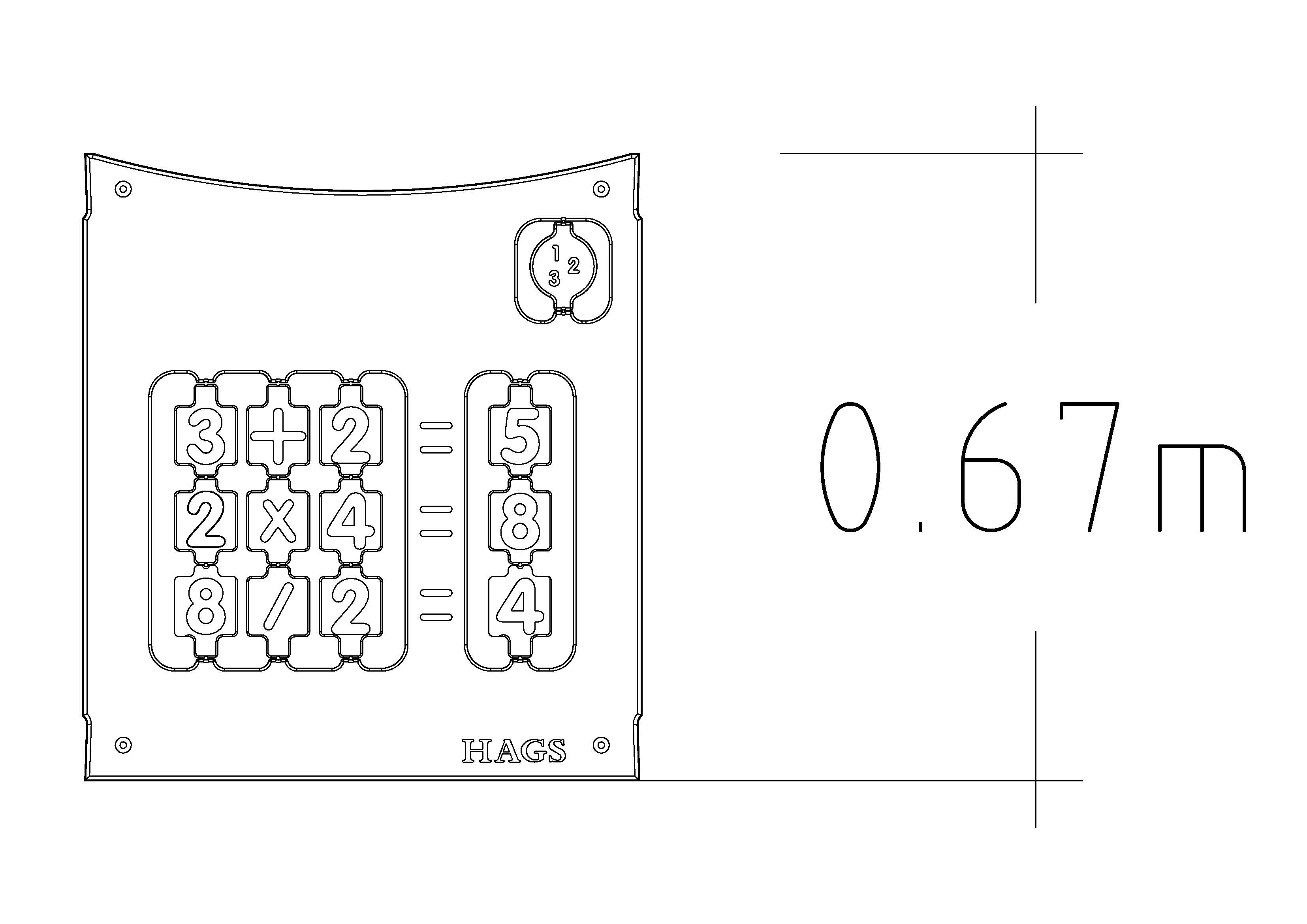 プレイパネル 数字の楽しみ