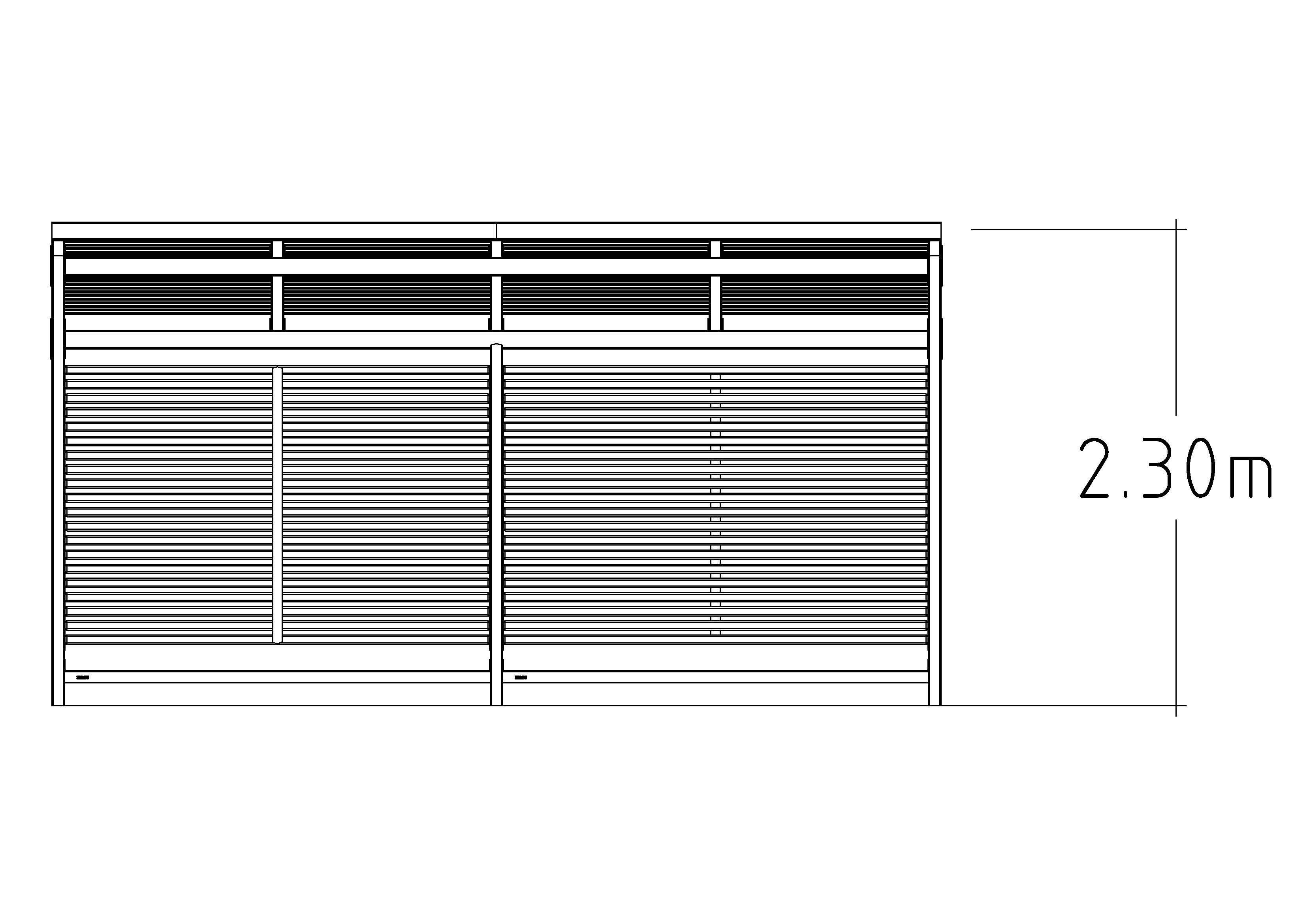 Gates for Straight Roof