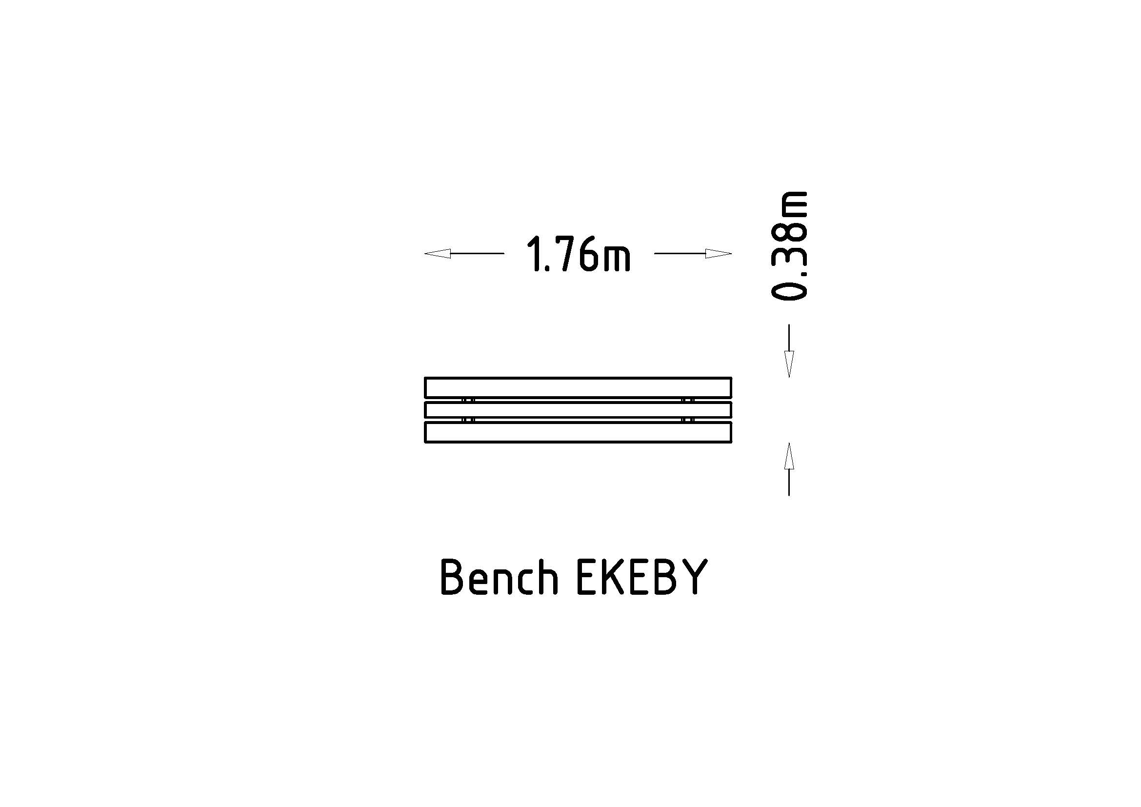 Bench Ekeby