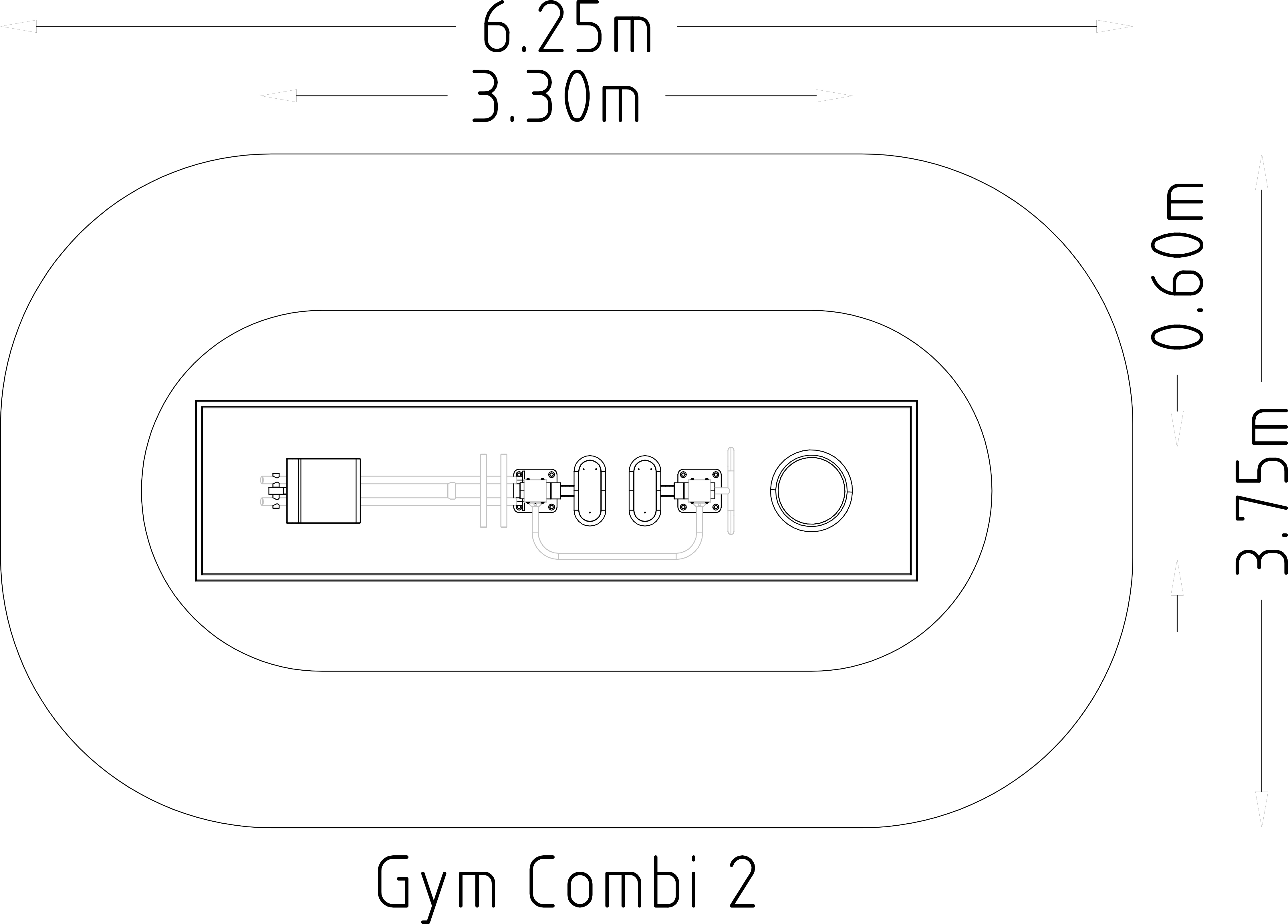 Denfit Gym Combi 2