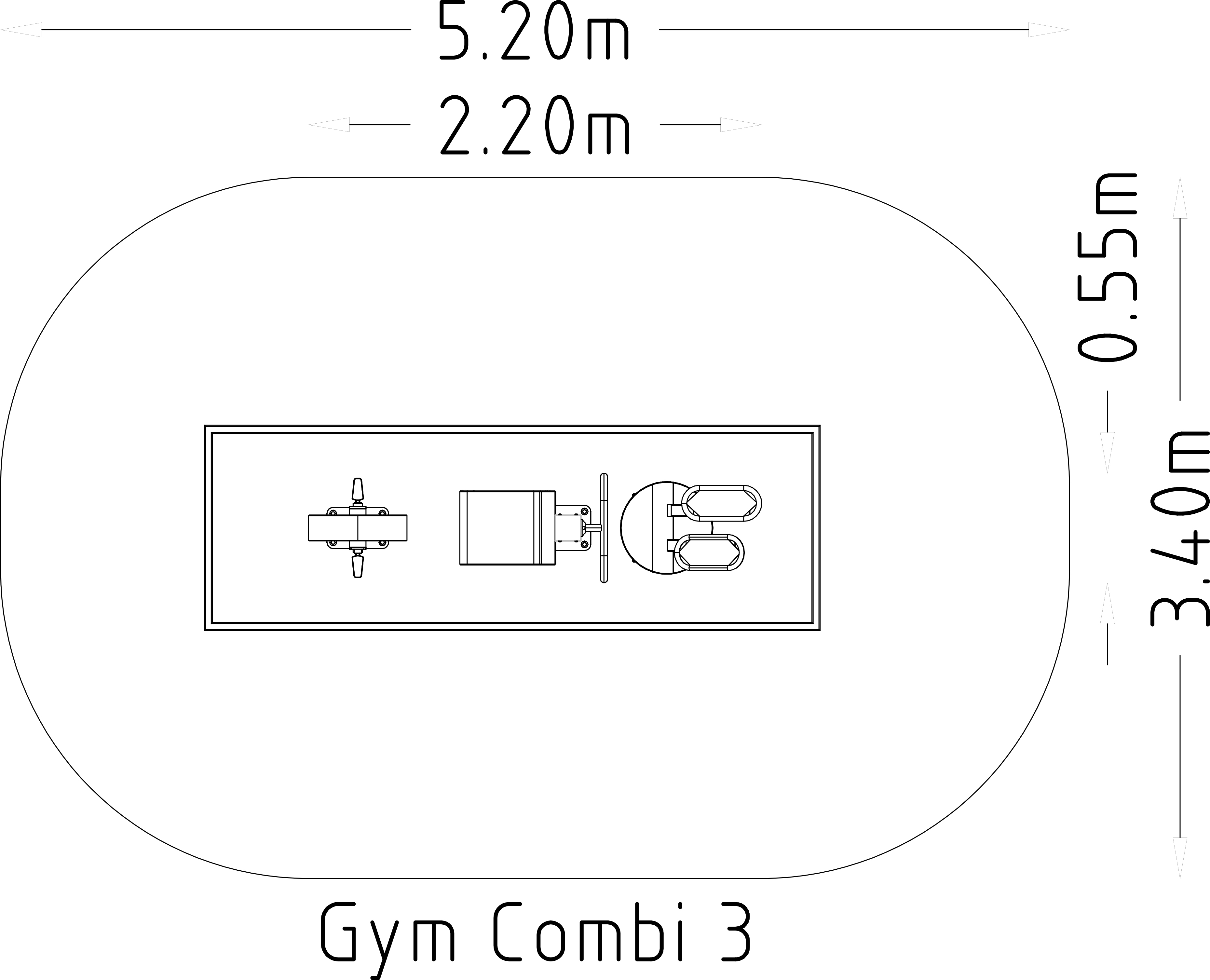 Denfit Sportschool Combi 3