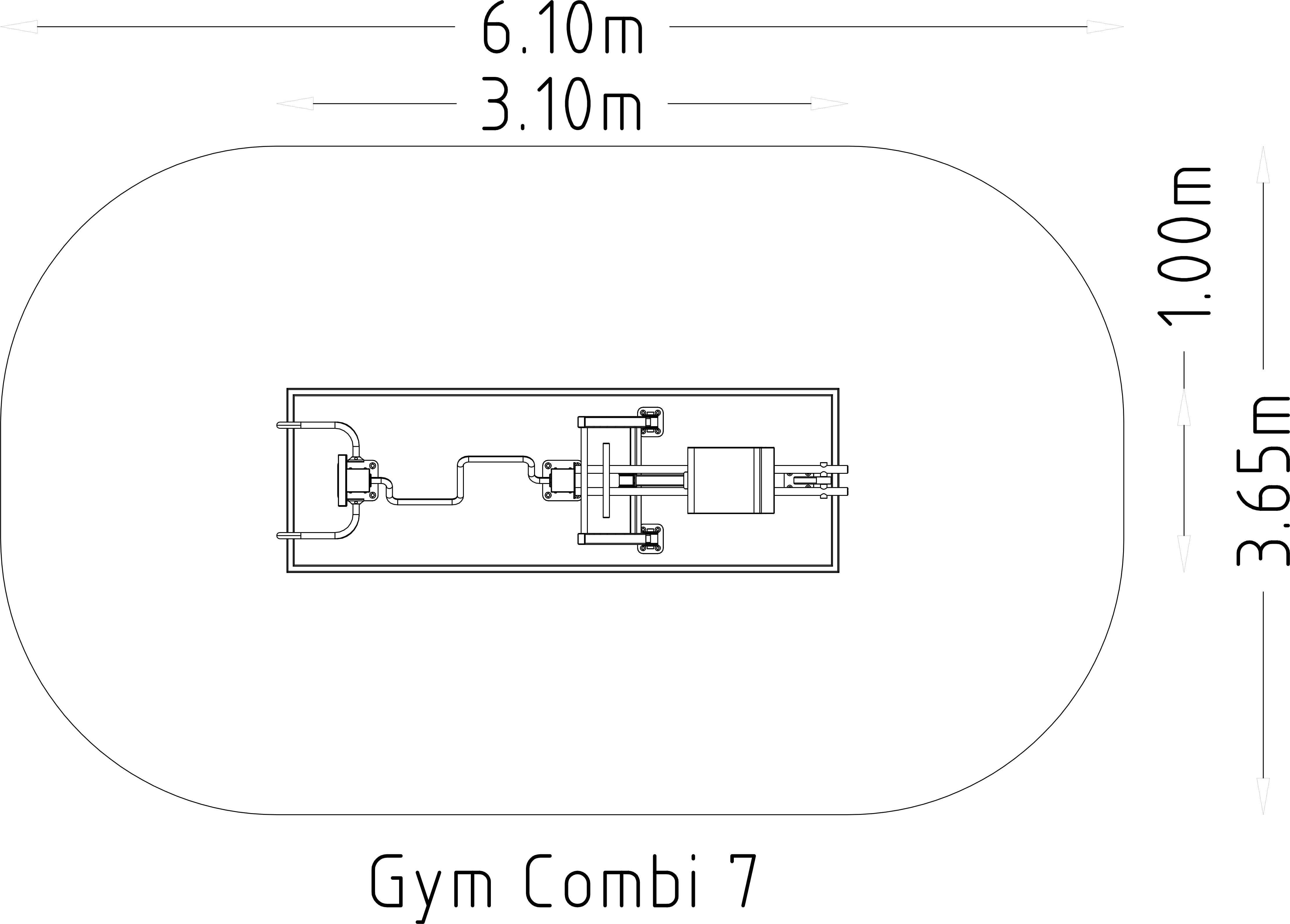 Denfit Gym Combi 7