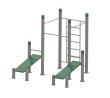 Denfit Wall - 3 pull up-stenger