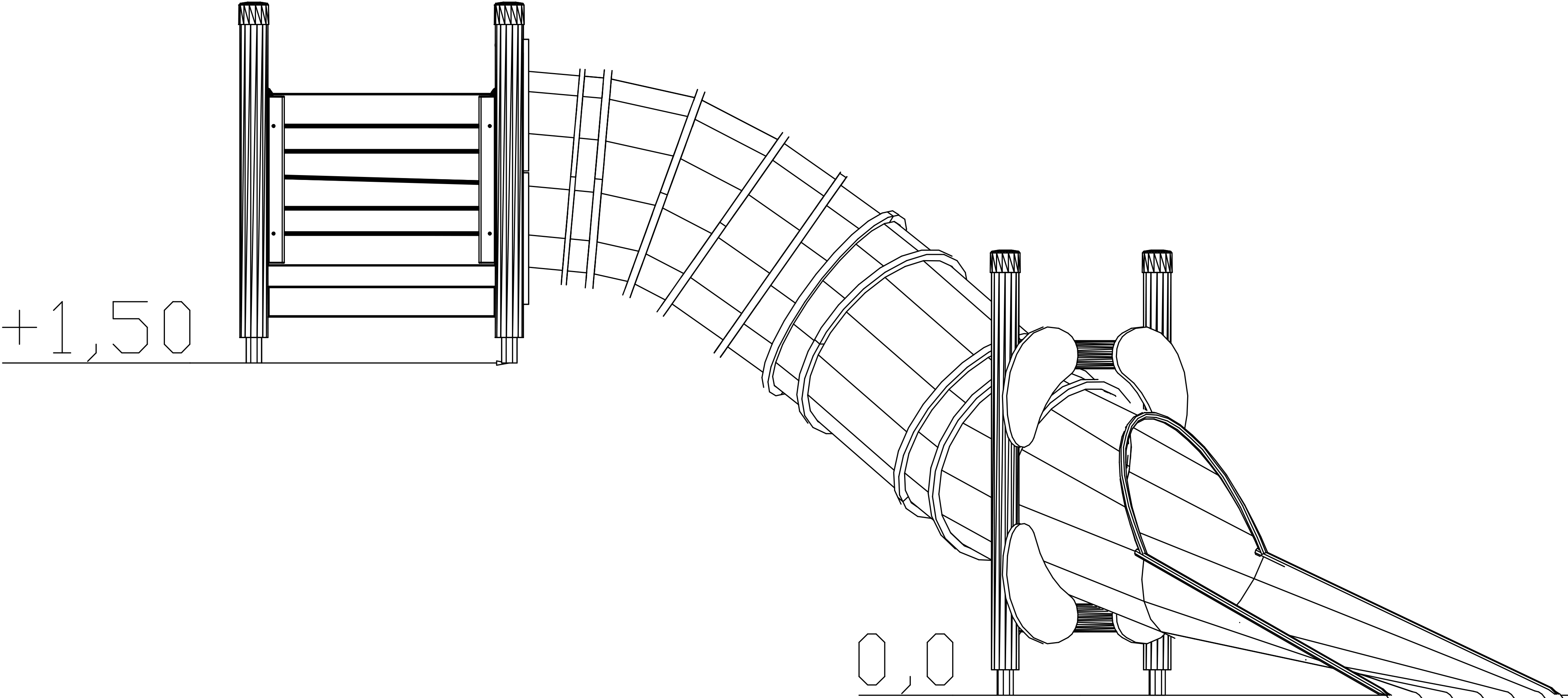 Toboggan tubulaire Embankment