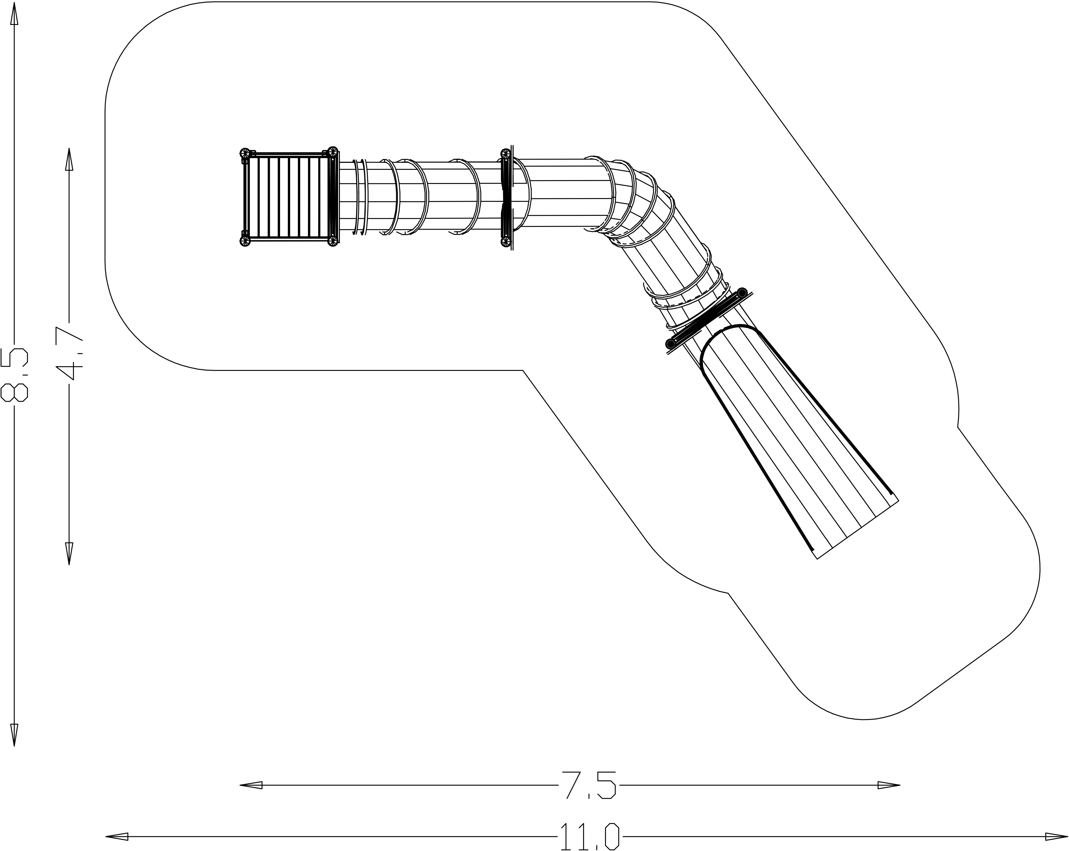 Toboggan tubulaire Embankment