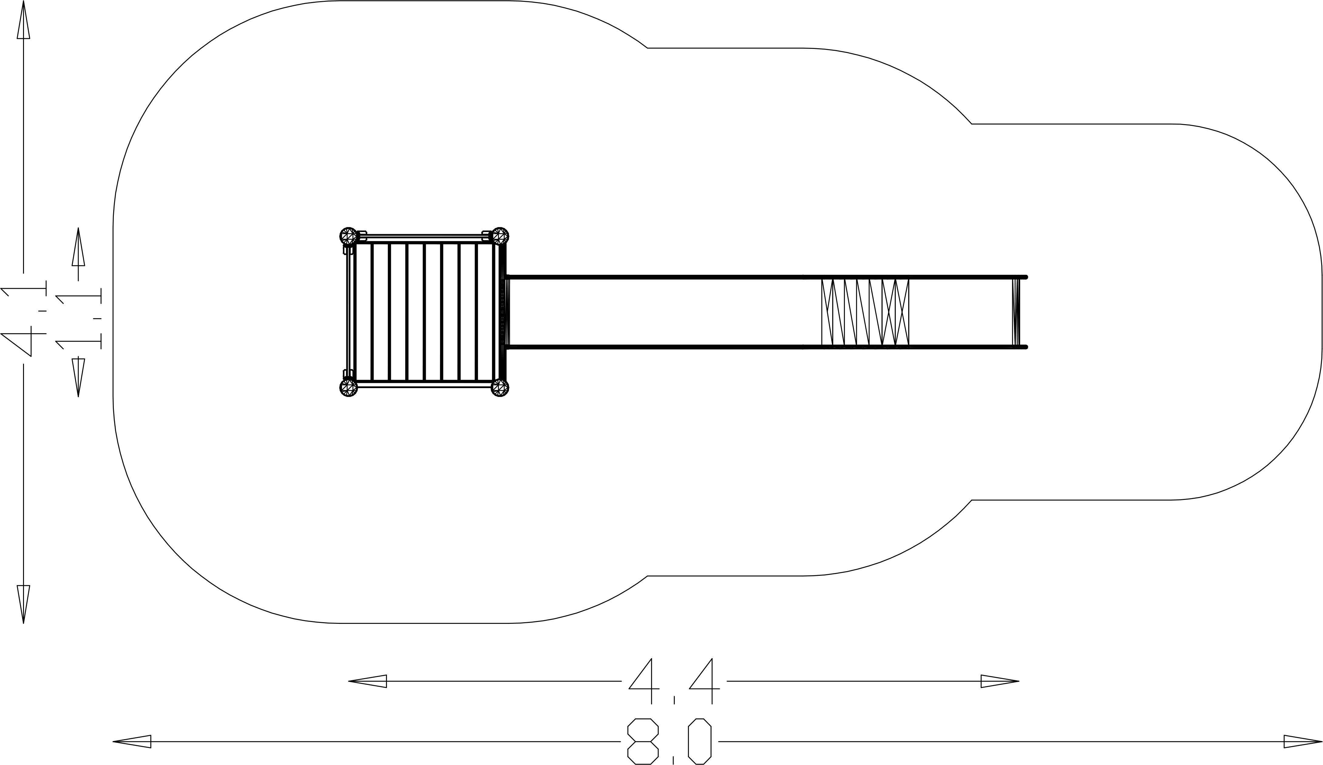 Penkereen liukumäki Galax 2,2m