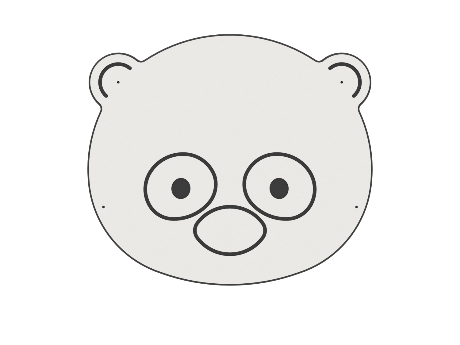 panneau de jeu Panda