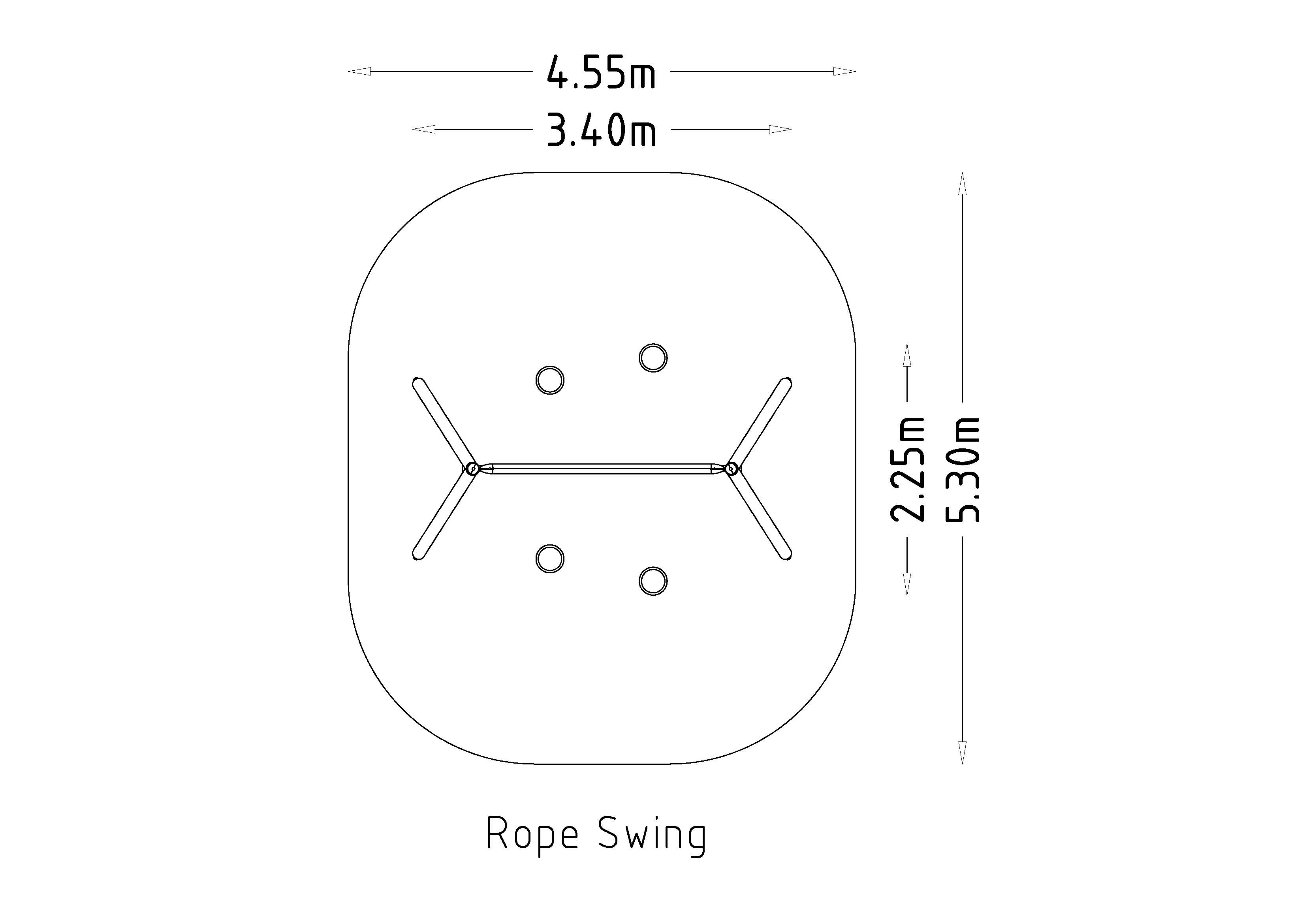 Esteiden rata Rope Swing