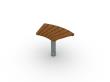Curved Bench 45° Sofiero 