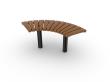 Curved Bench 90° Sofiero 