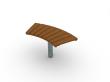 Curved Bench 45° Sofiero