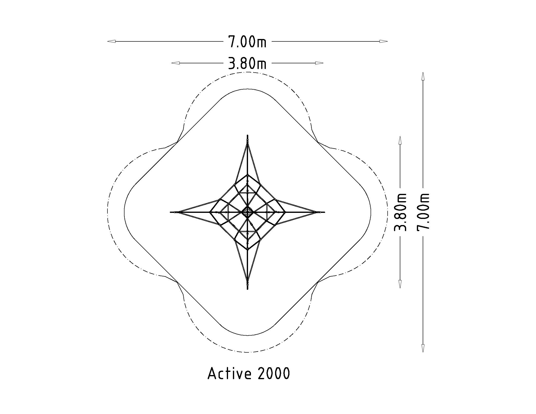 Tırmanma Ağı Aktif 2000