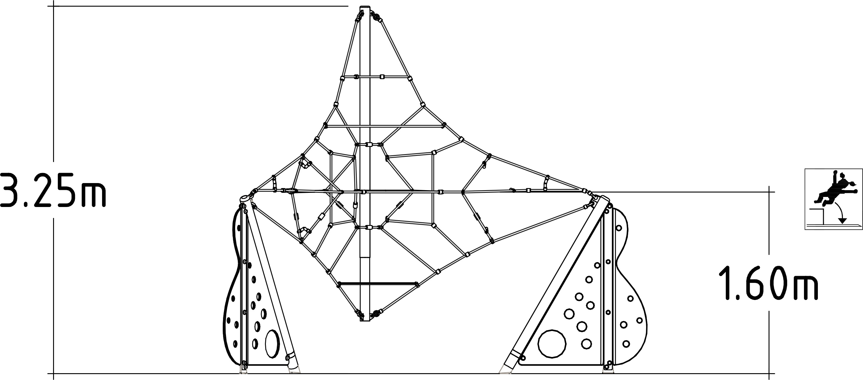 Levitatore per rete da arrampicata 3