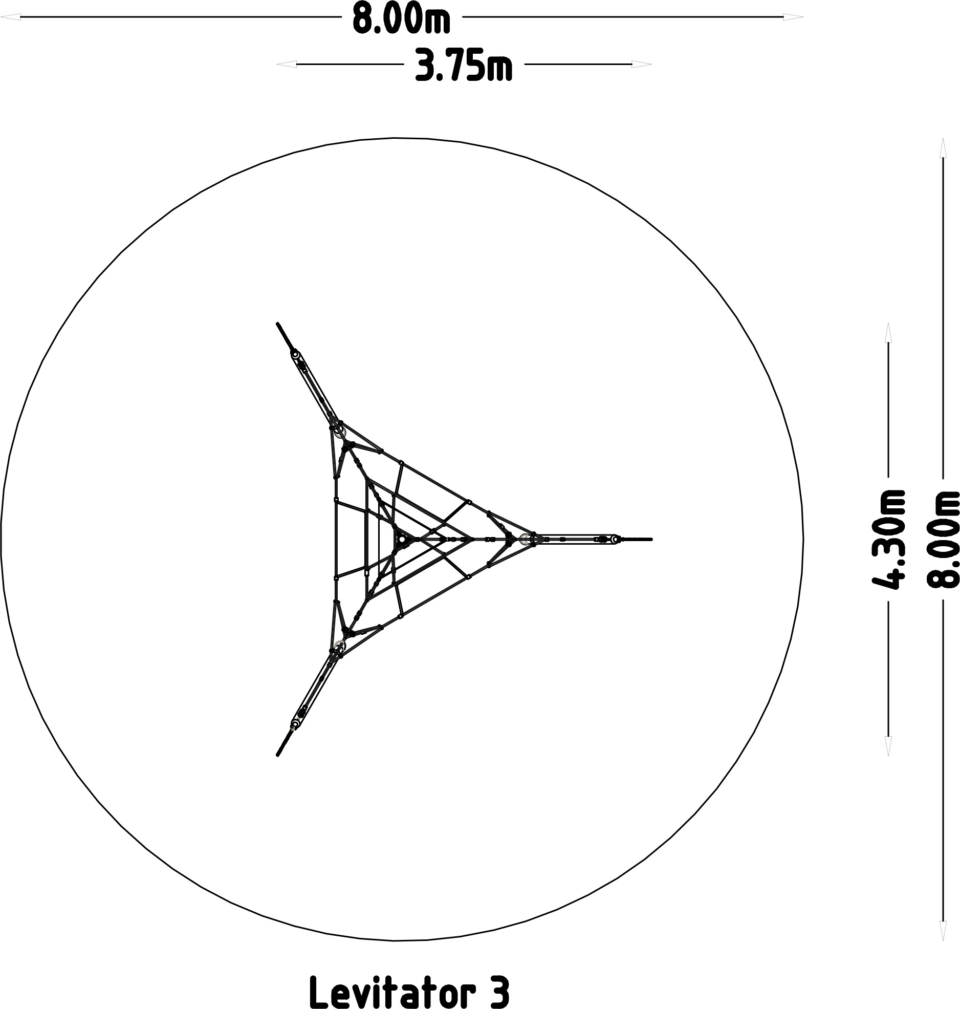 Levitatore per rete da arrampicata 3