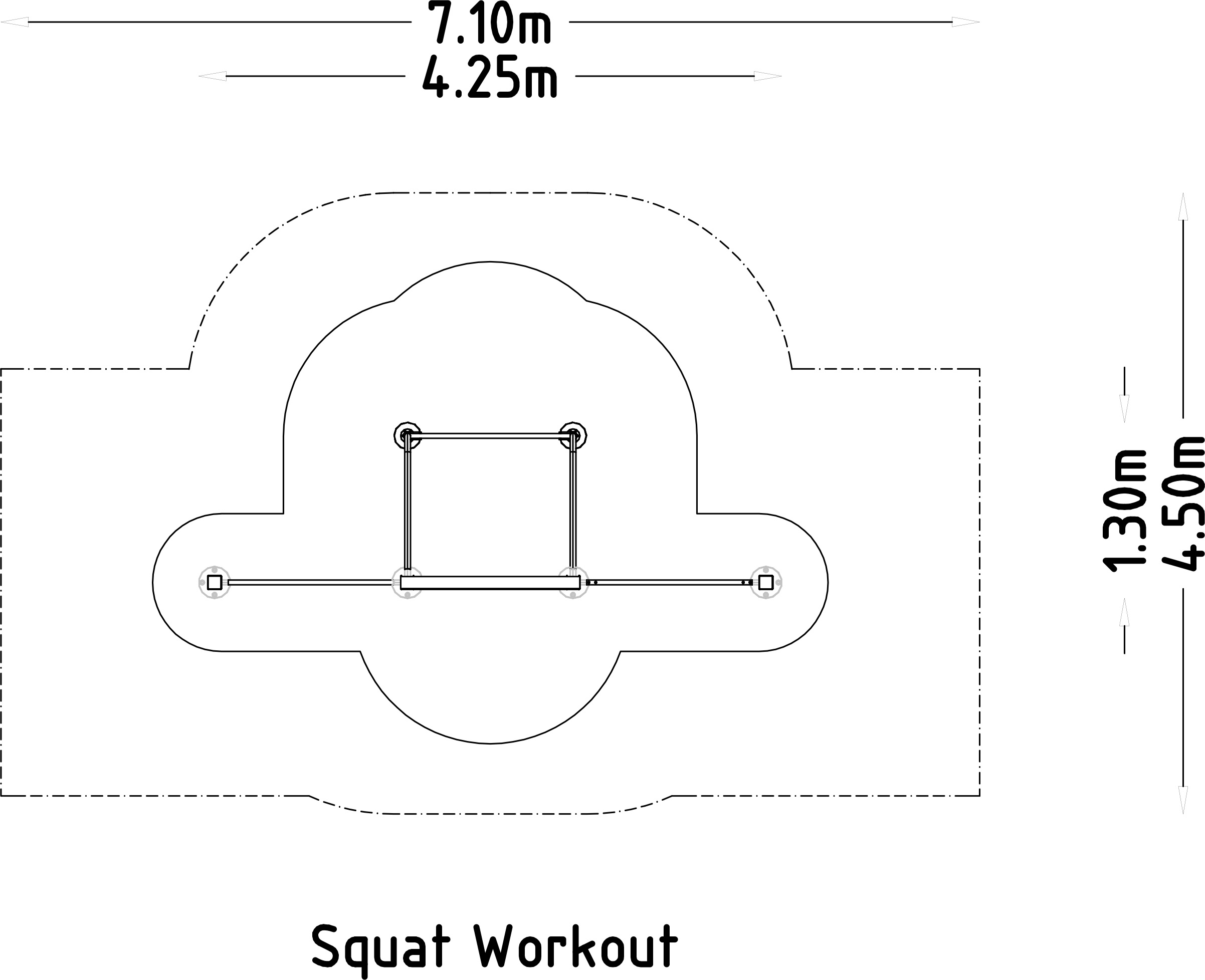 Denfit Squat harjoitus