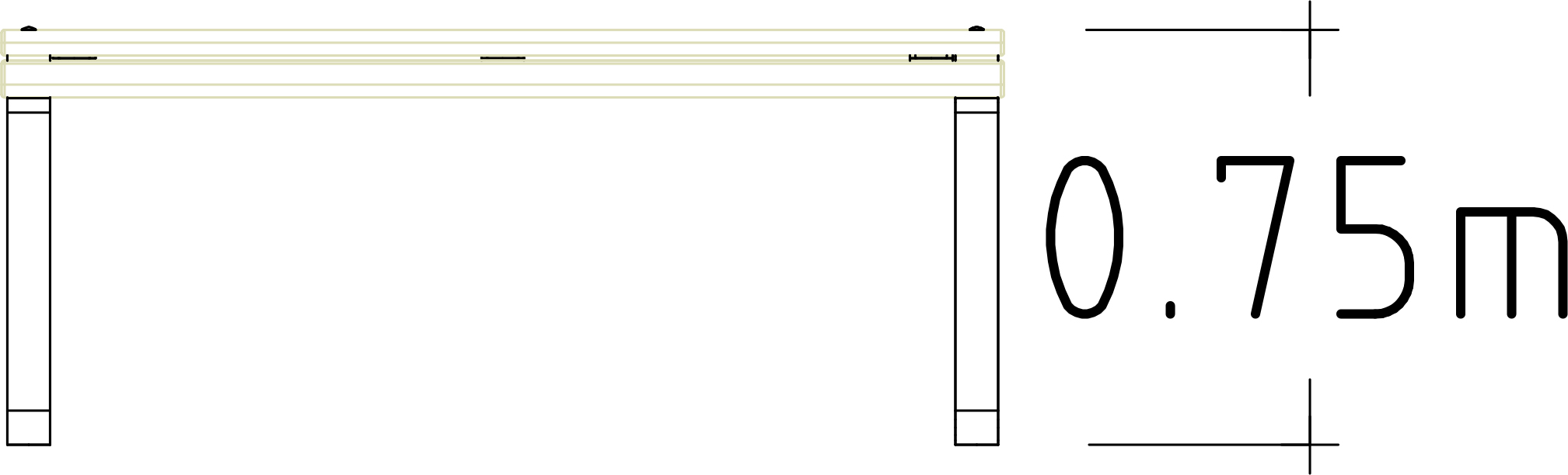 Brede tafel Rosenlund 